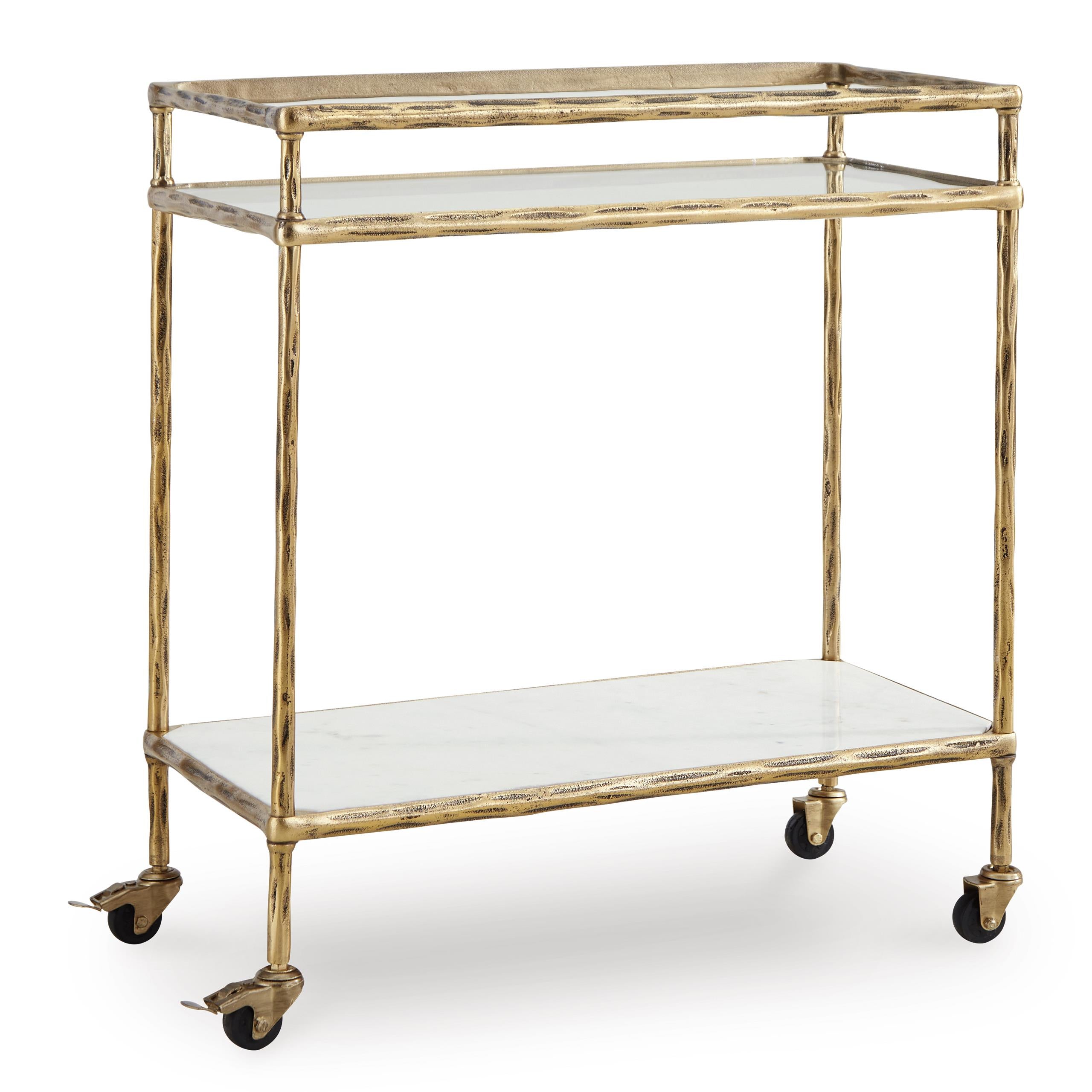 Signature Design by Ashley Plattfield A4000625 Bar Cart - Image 1