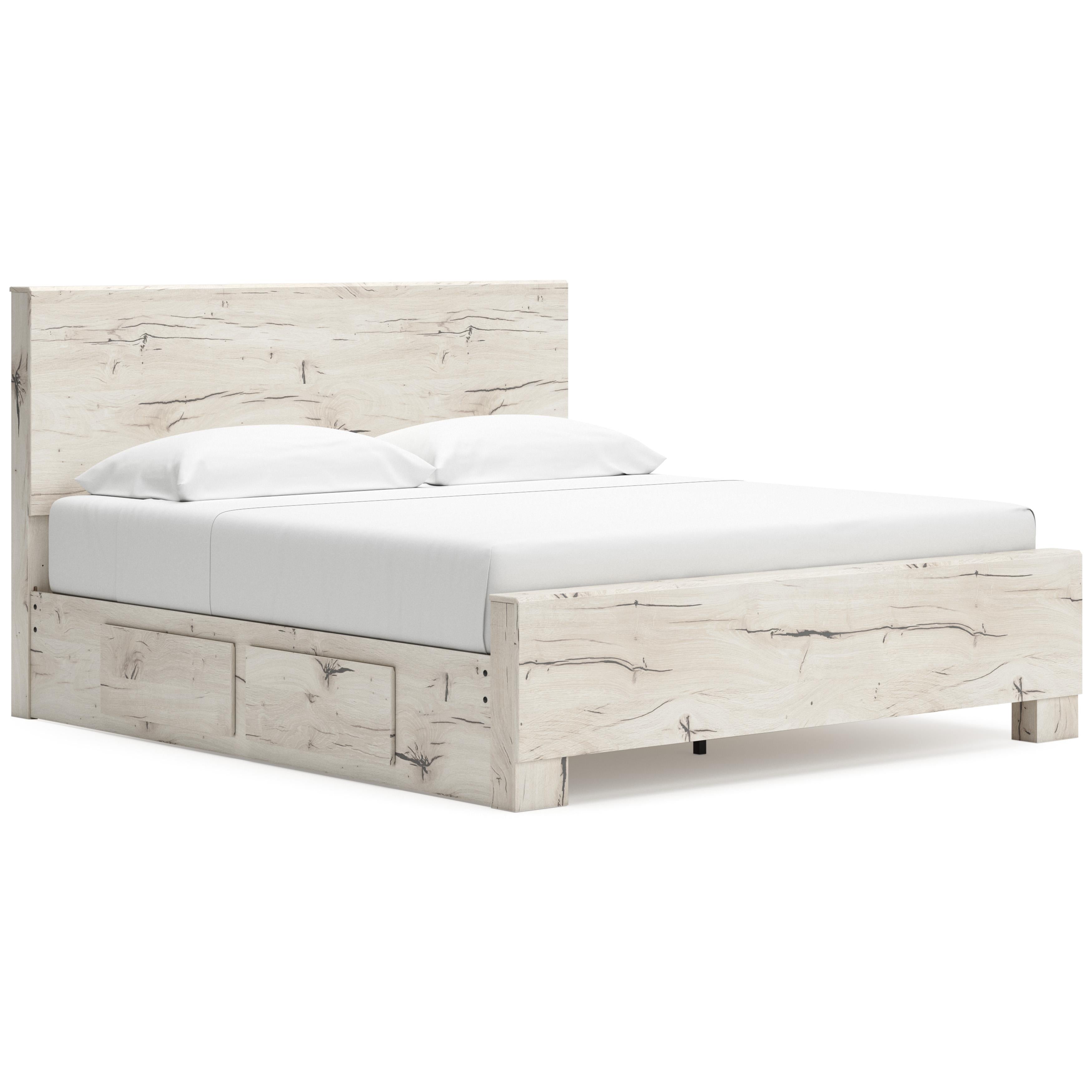 Signature Design by Ashley Lawroy B2310B12 King Panel Bed with Storage - Image 1