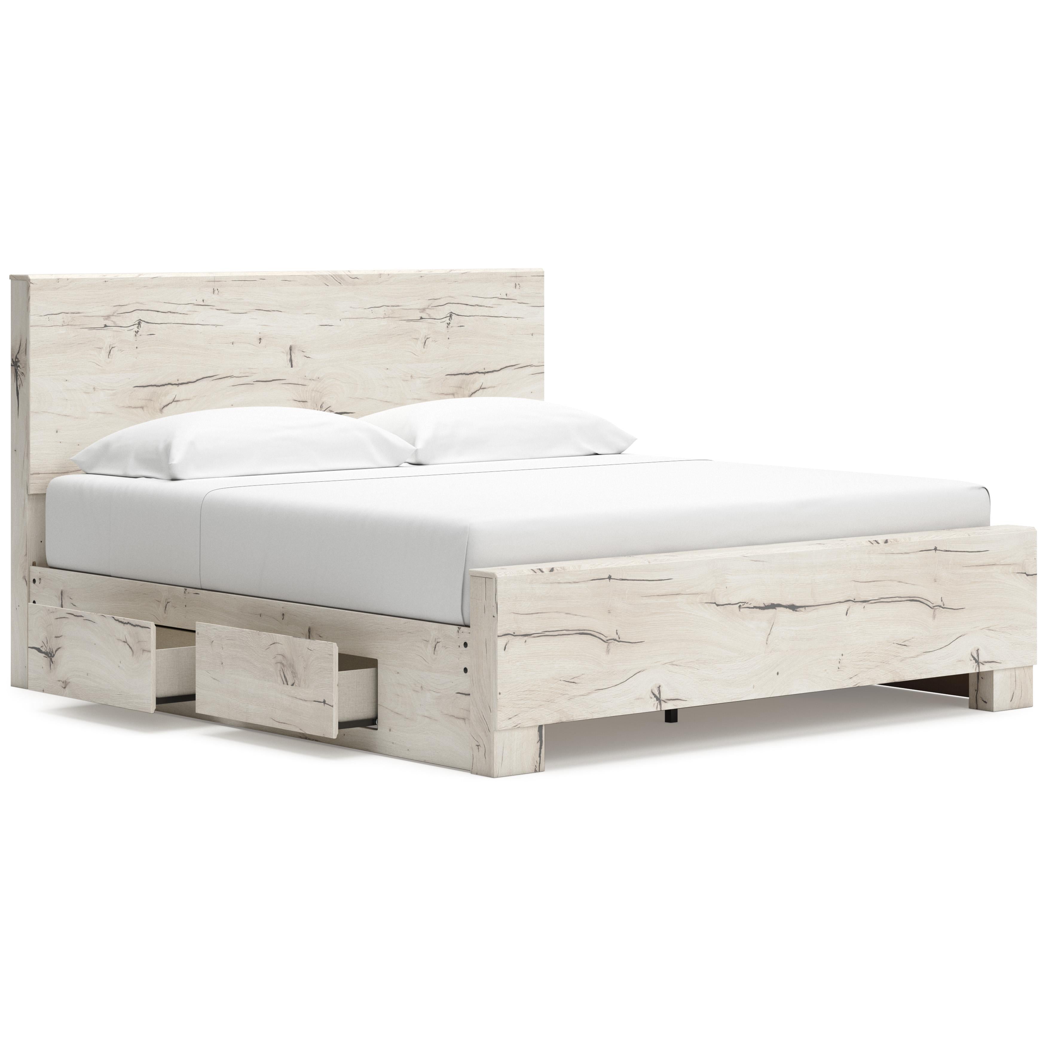 Signature Design by Ashley Lawroy B2310B13 King Panel Bed with Storage - Image 2
