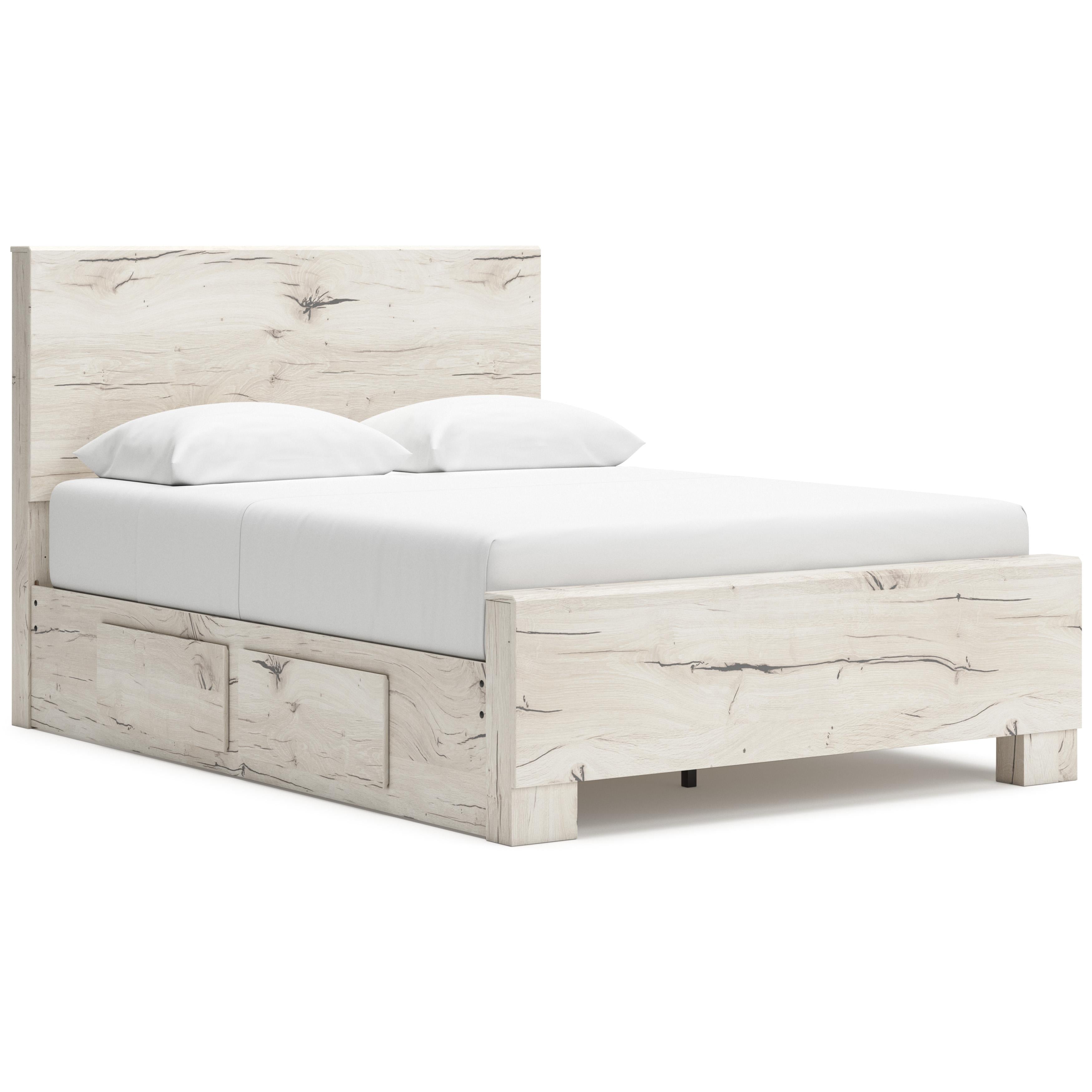 Signature Design by Ashley Lawroy B2310B6 Queen Panel Bed with Storage - Image 1