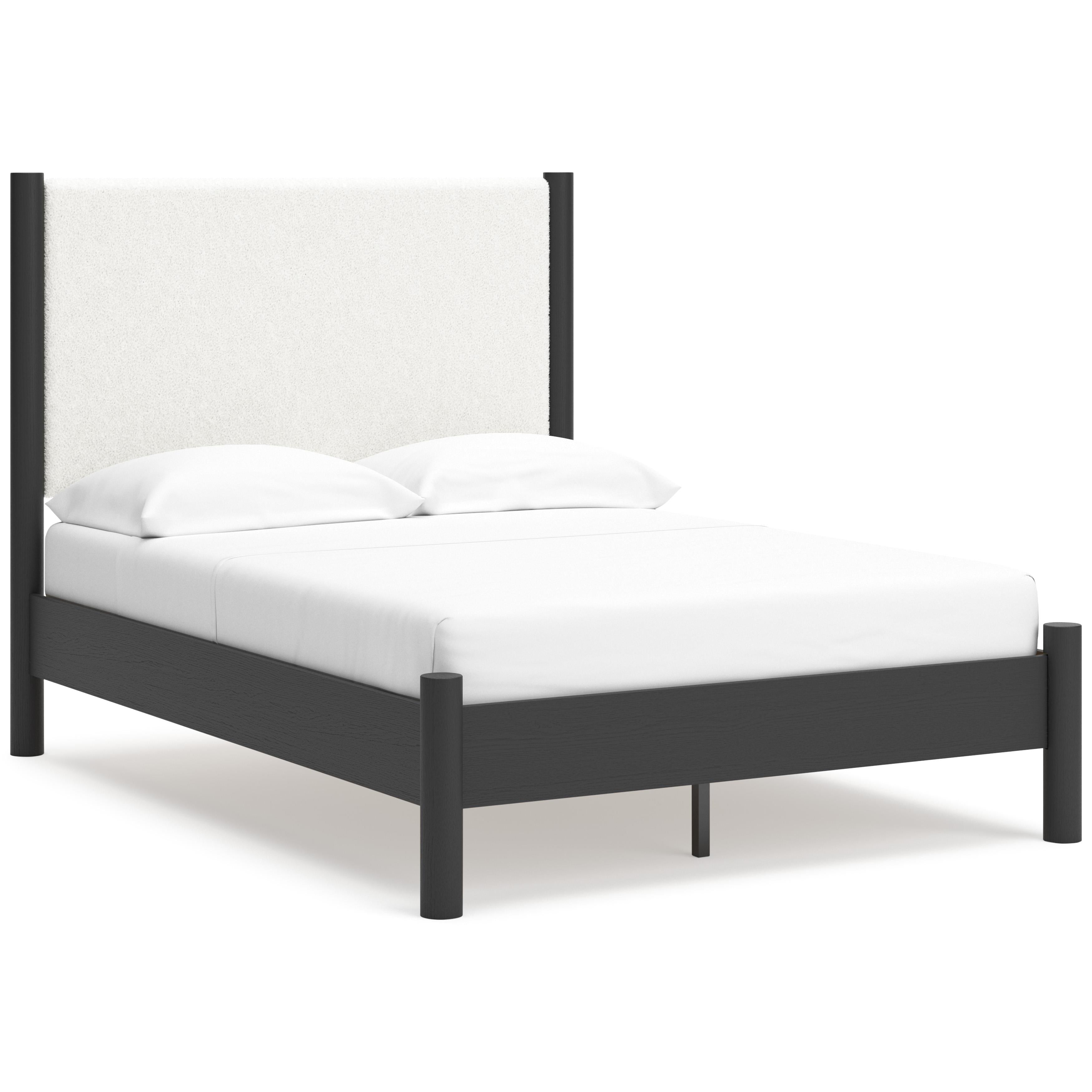 Signature Design by Ashley Cadmori B2616B3 Full Upholstered Panel Bed - Image 1