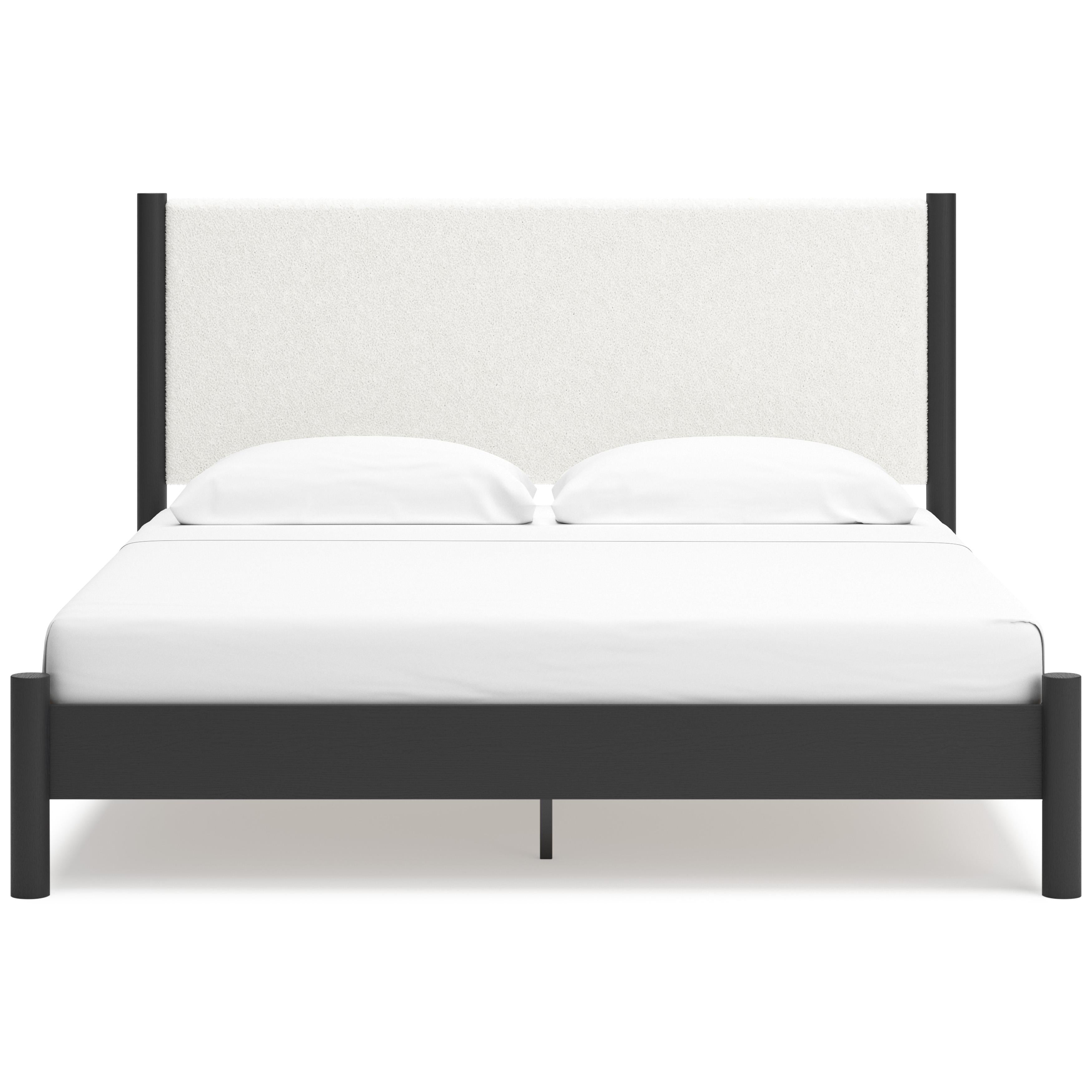 Signature Design by Ashley Cadmori B2616B8 King Upholstered Panel Bed - Image 2