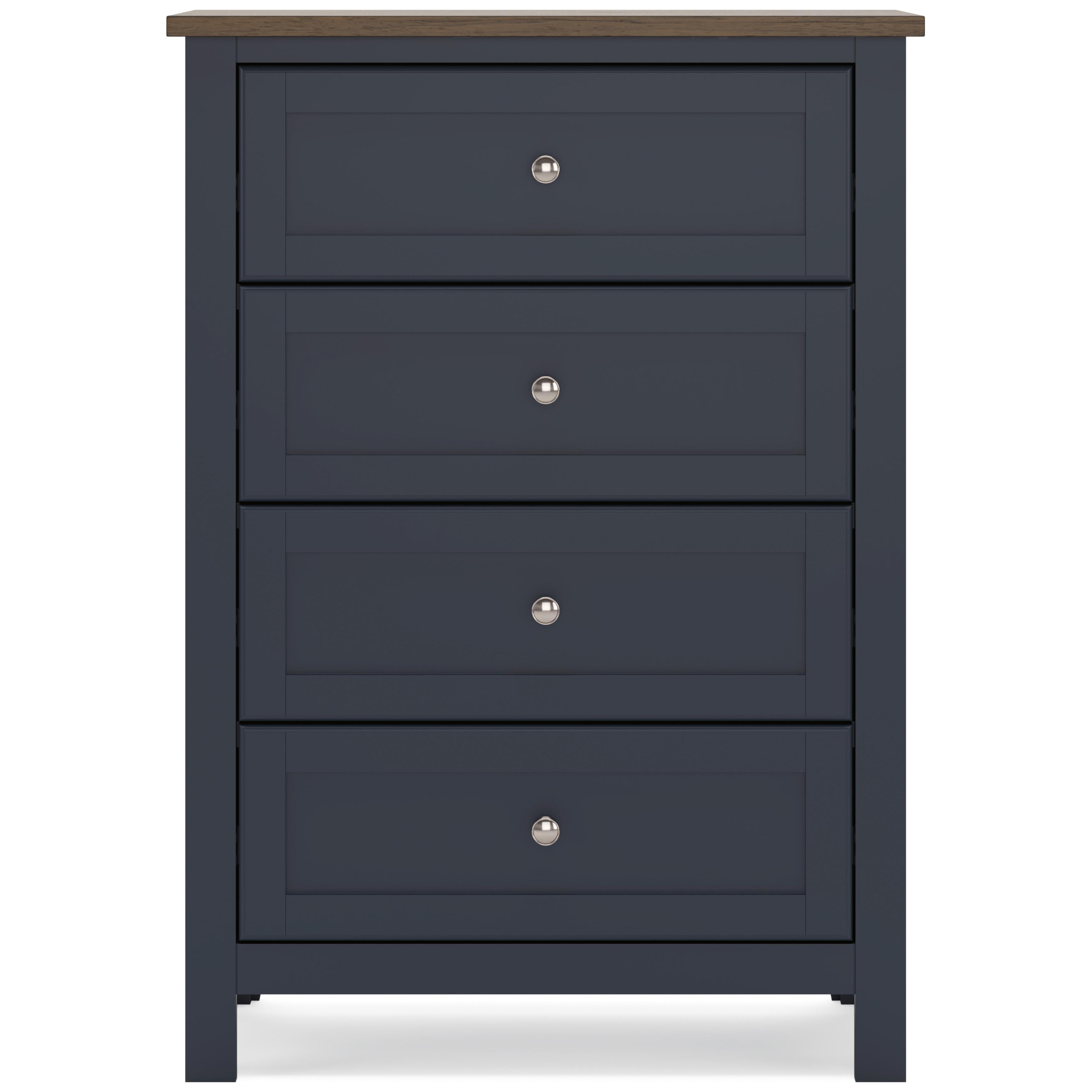 Signature Design by Ashley Landocken B414-45 Four Drawer Chest - Image 3