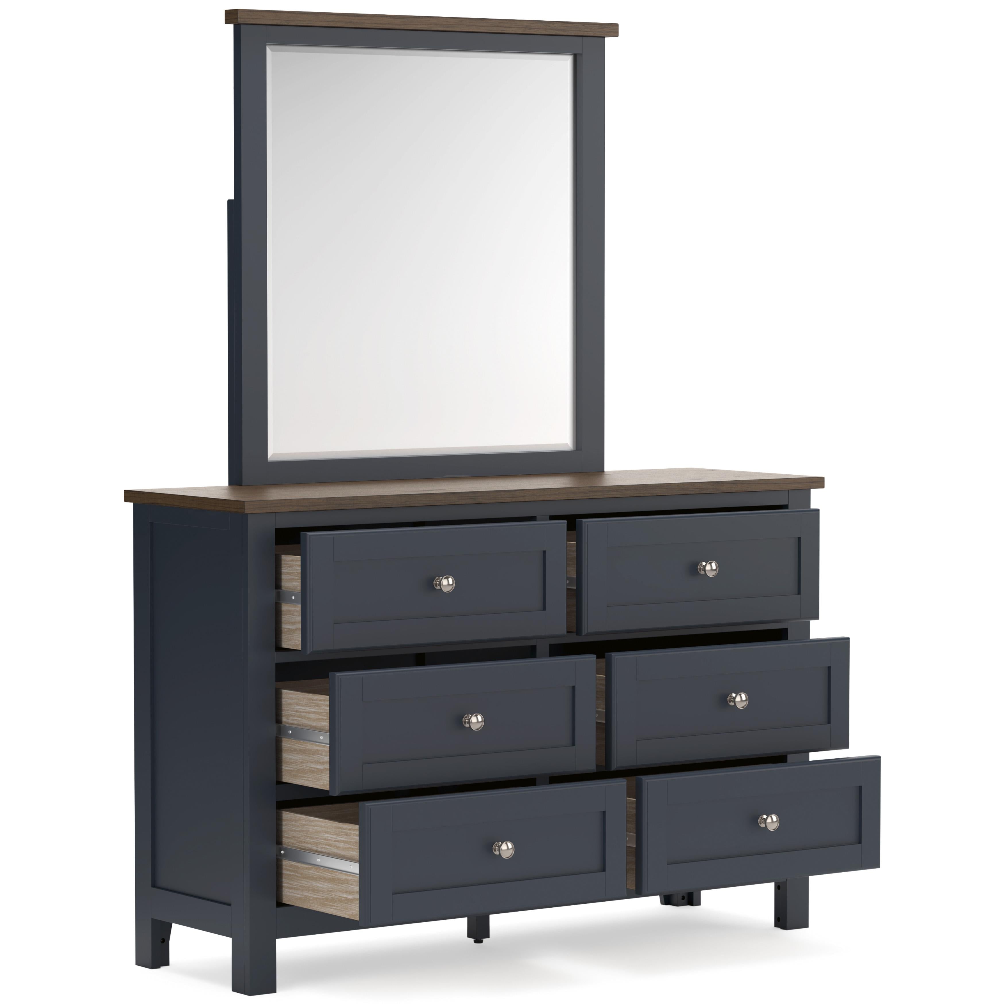 Signature Design by Ashley Landocken B414B1 Dresser and Mirror - Image 2