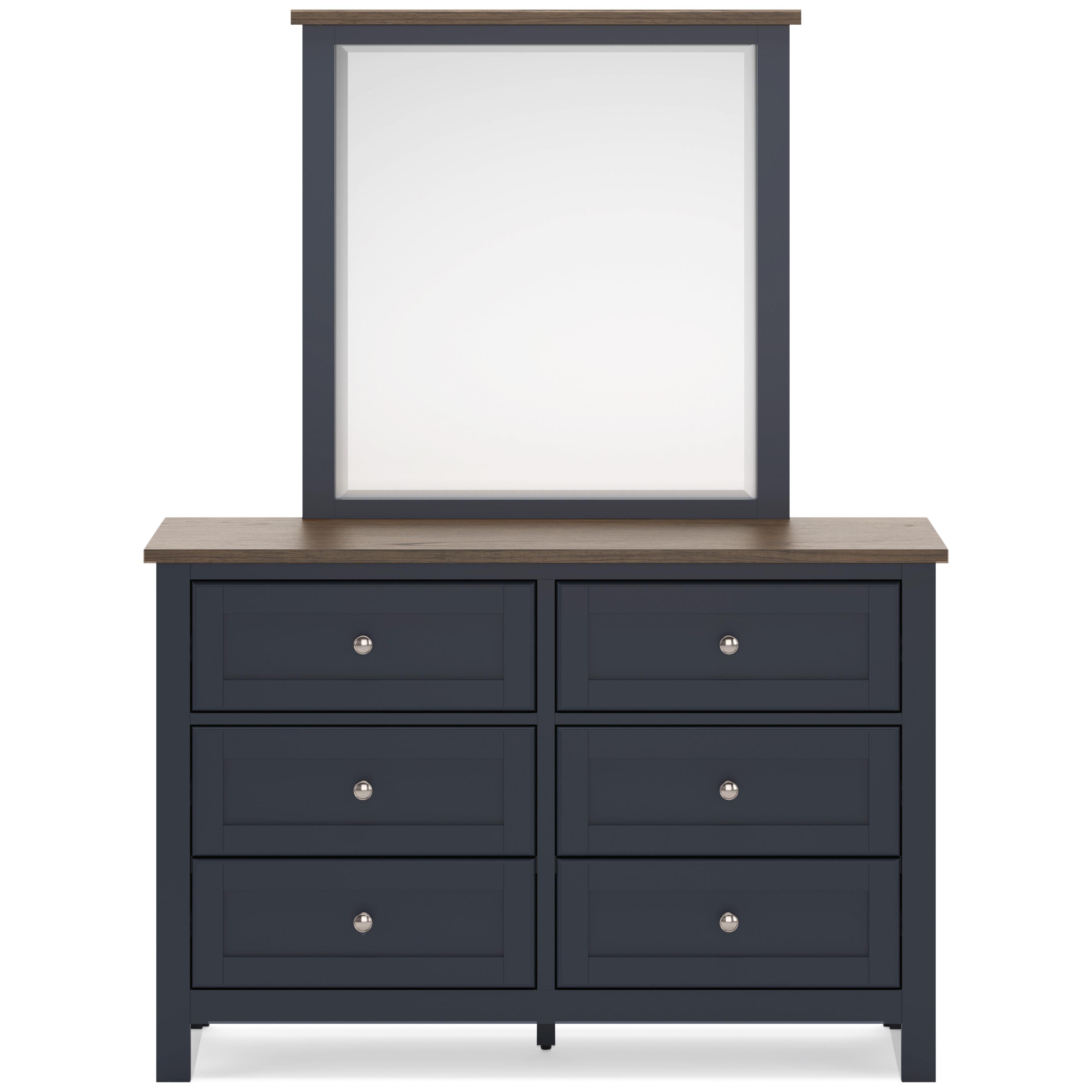 Signature Design by Ashley Landocken B414B1 Dresser and Mirror - Image 3