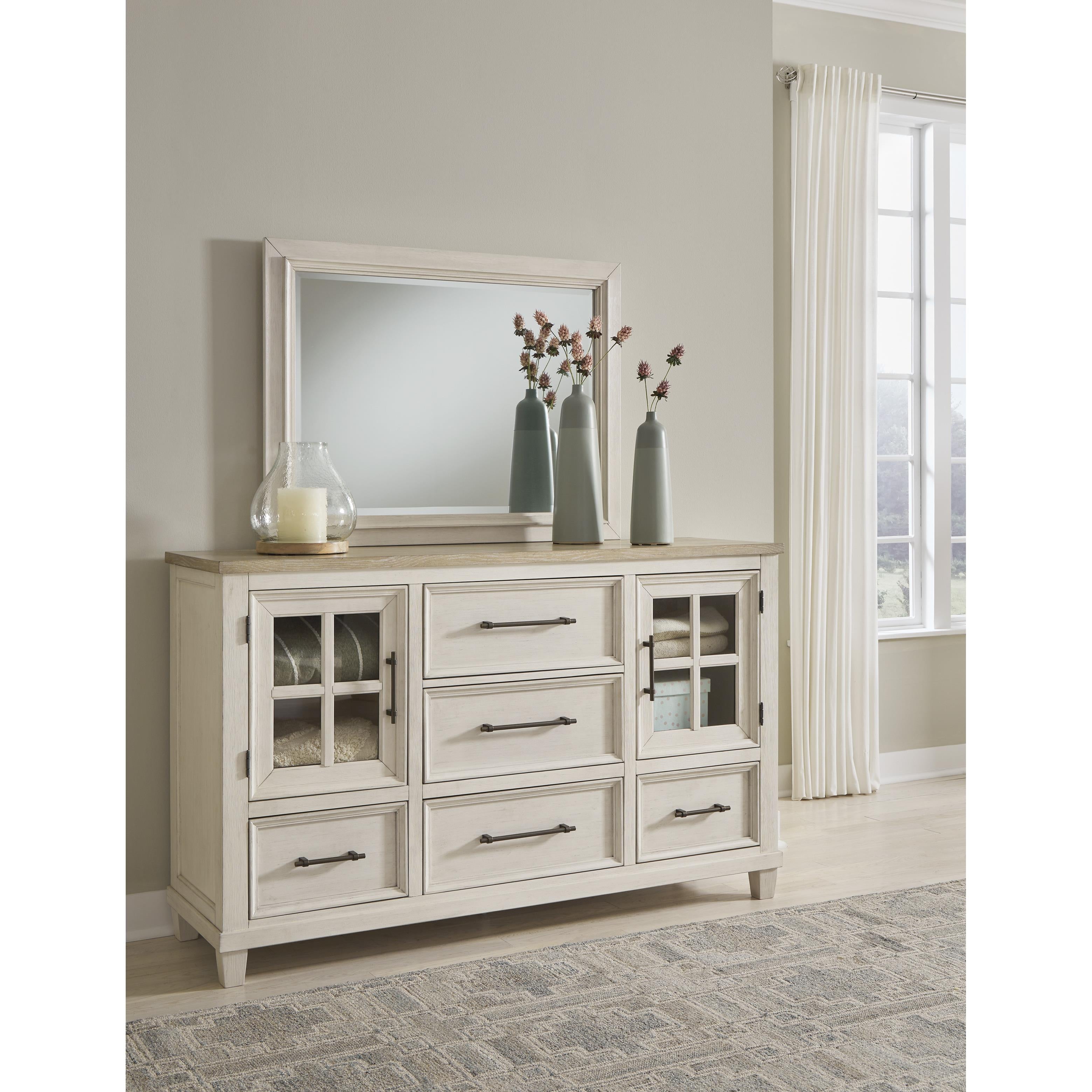 Benchcraft Shaybrock B683B1 Dresser and Mirror - Image 3