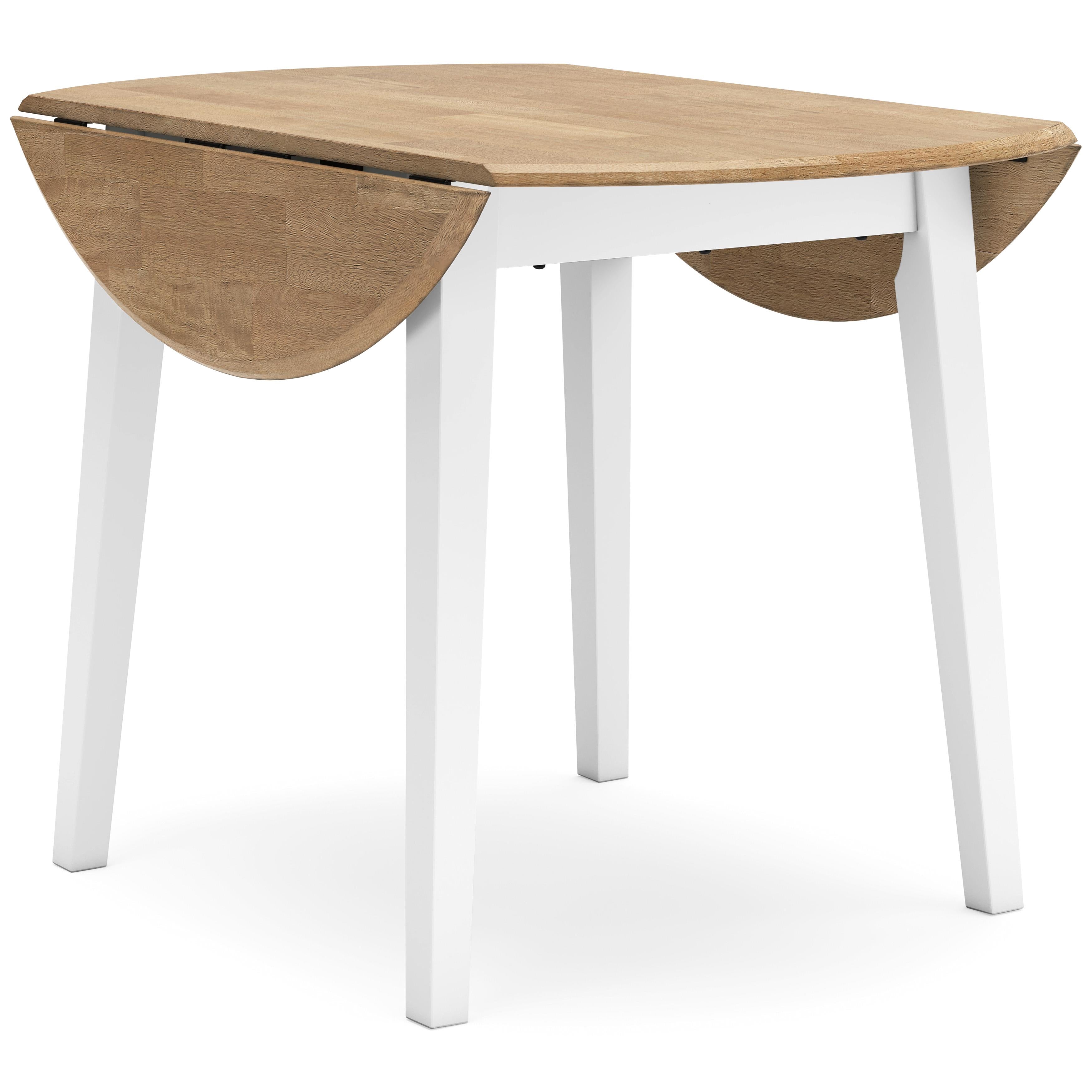 Signature Design by Ashley Gesthaven D398-15 Round Dining Room Drop Leaf Table - Image 2
