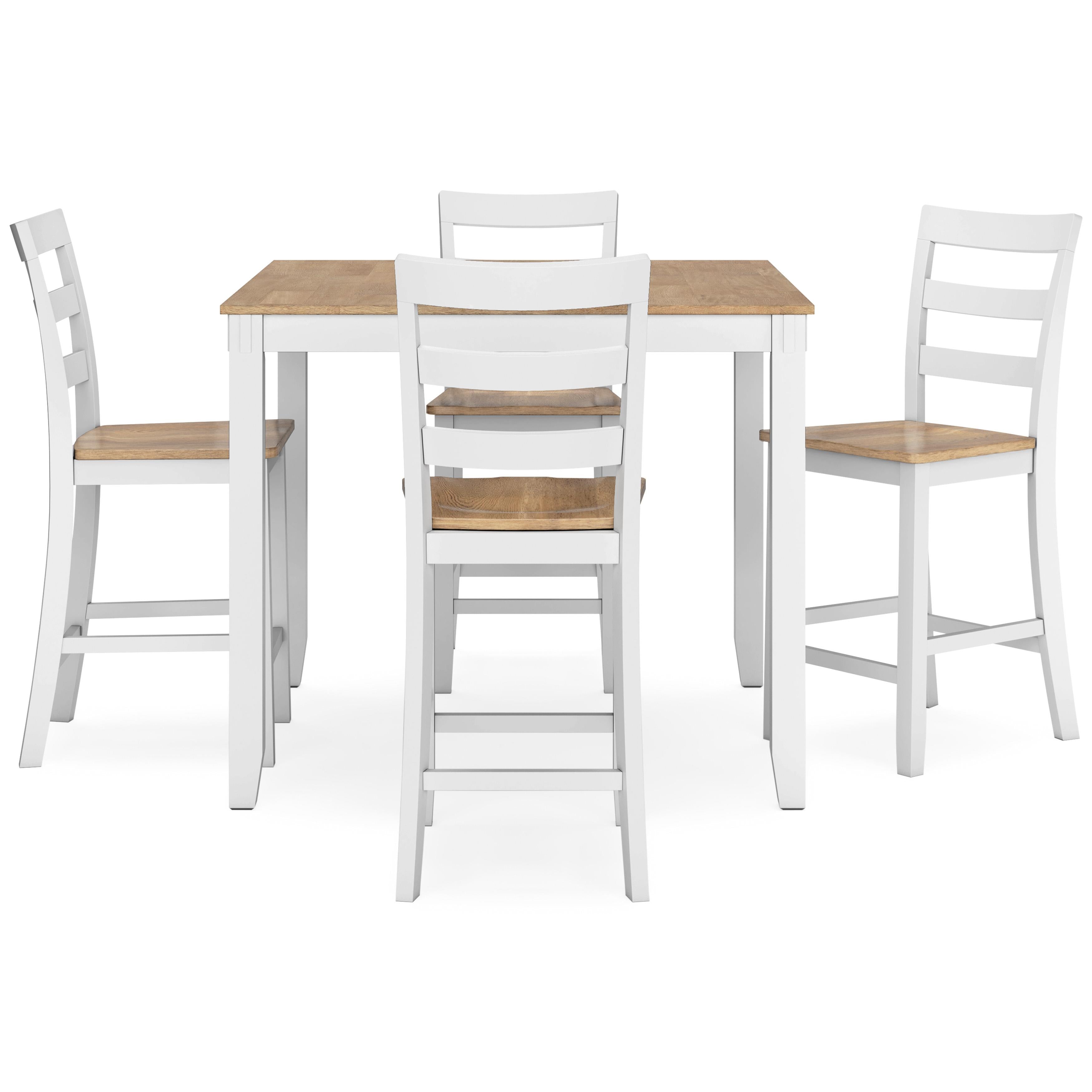 Signature Design by Ashley Gesthaven D398-223 Dining Room Counter Table Set - Image 2
