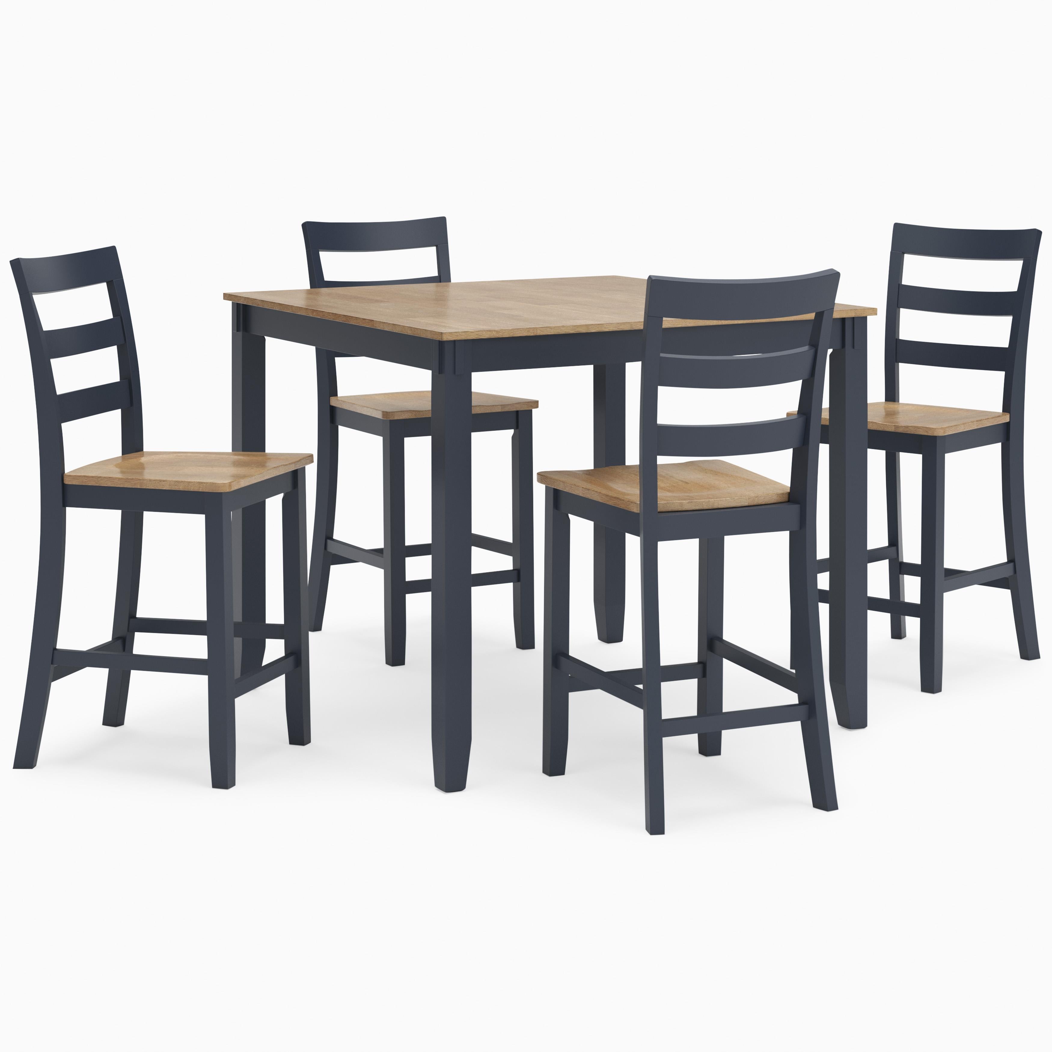Signature Design by Ashley Gesthaven D399-223 Dining Room Counter Table Set - Image 1