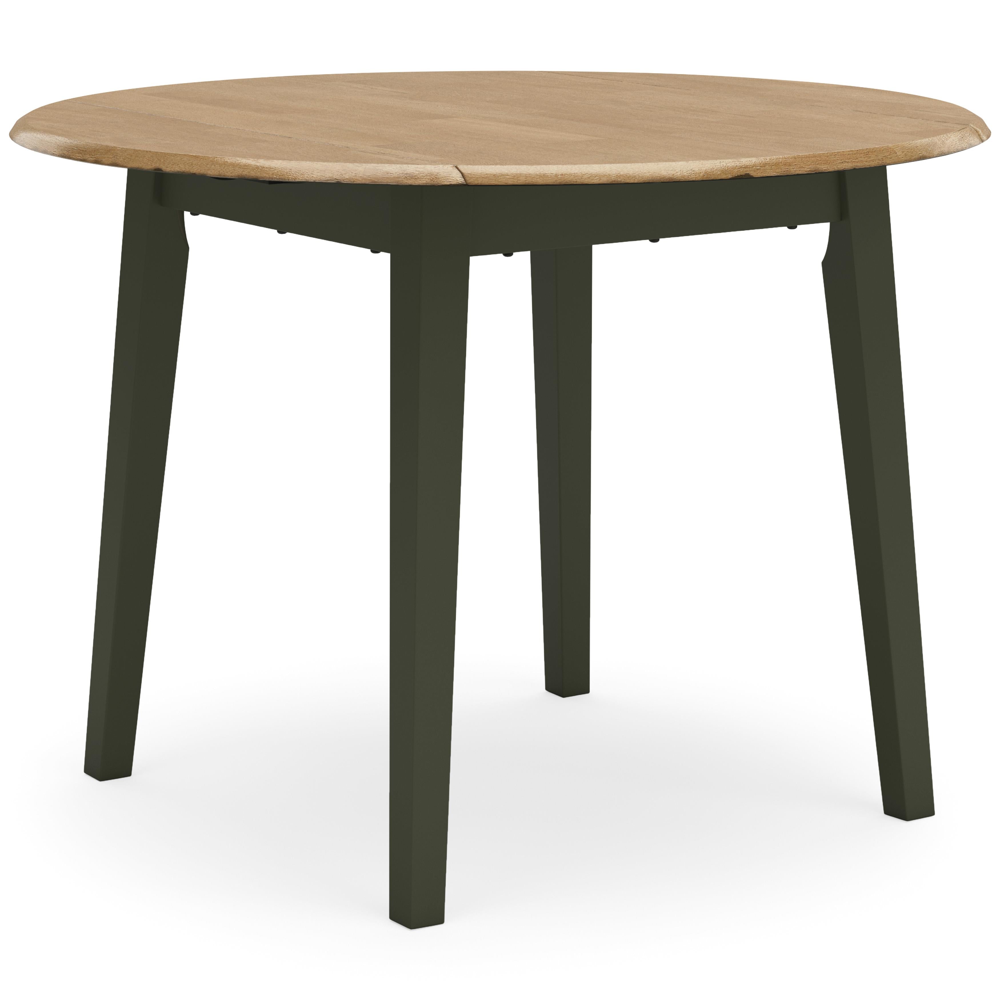 Signature Design by Ashley Gesthaven D401-15 Round Dining Room Drop Leaf Table - Image 1