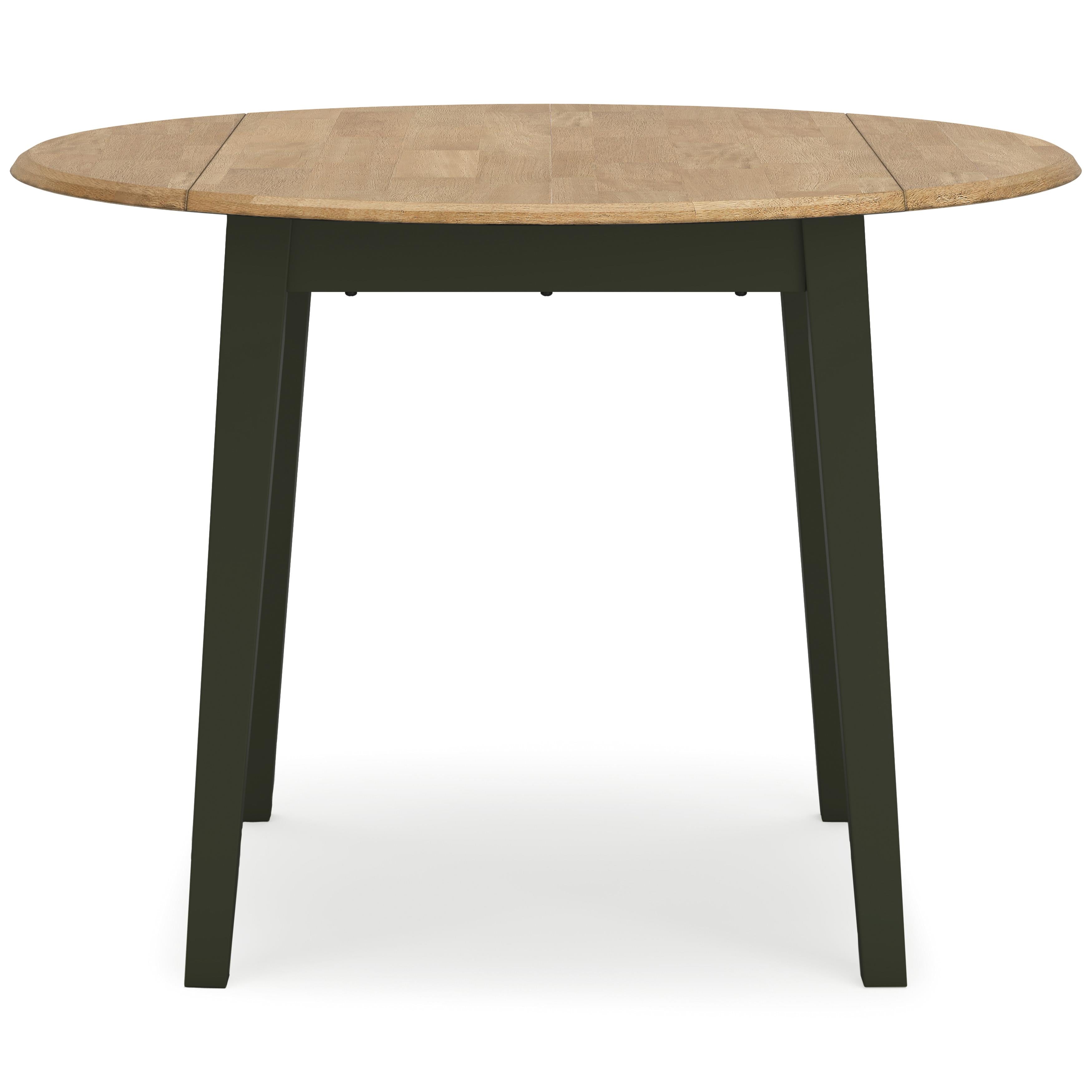 Signature Design by Ashley Gesthaven D401-15 Round Dining Room Drop Leaf Table - Image 3