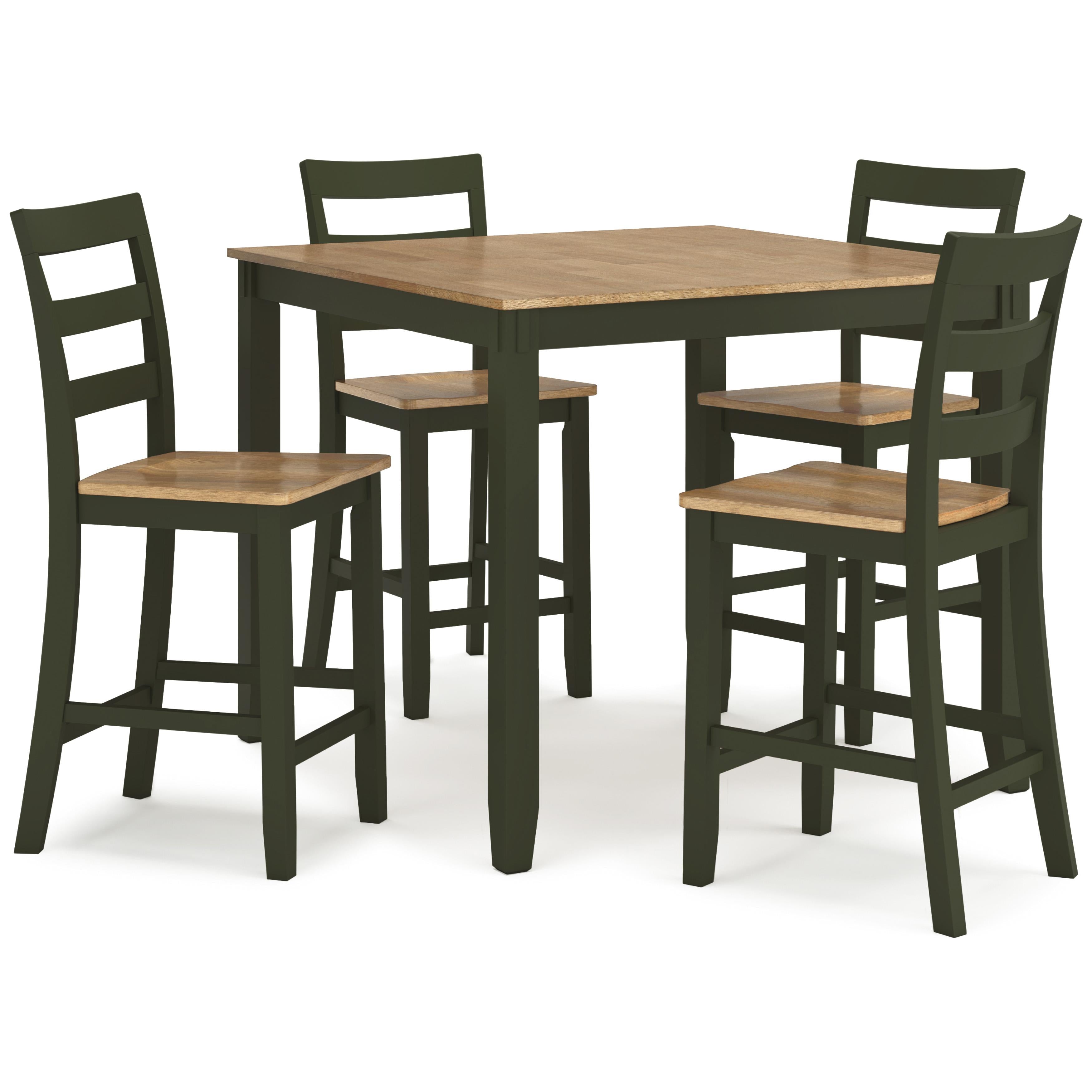 Signature Design by Ashley Gesthaven D401-223 Dining Room Counter Table Set - Image 1