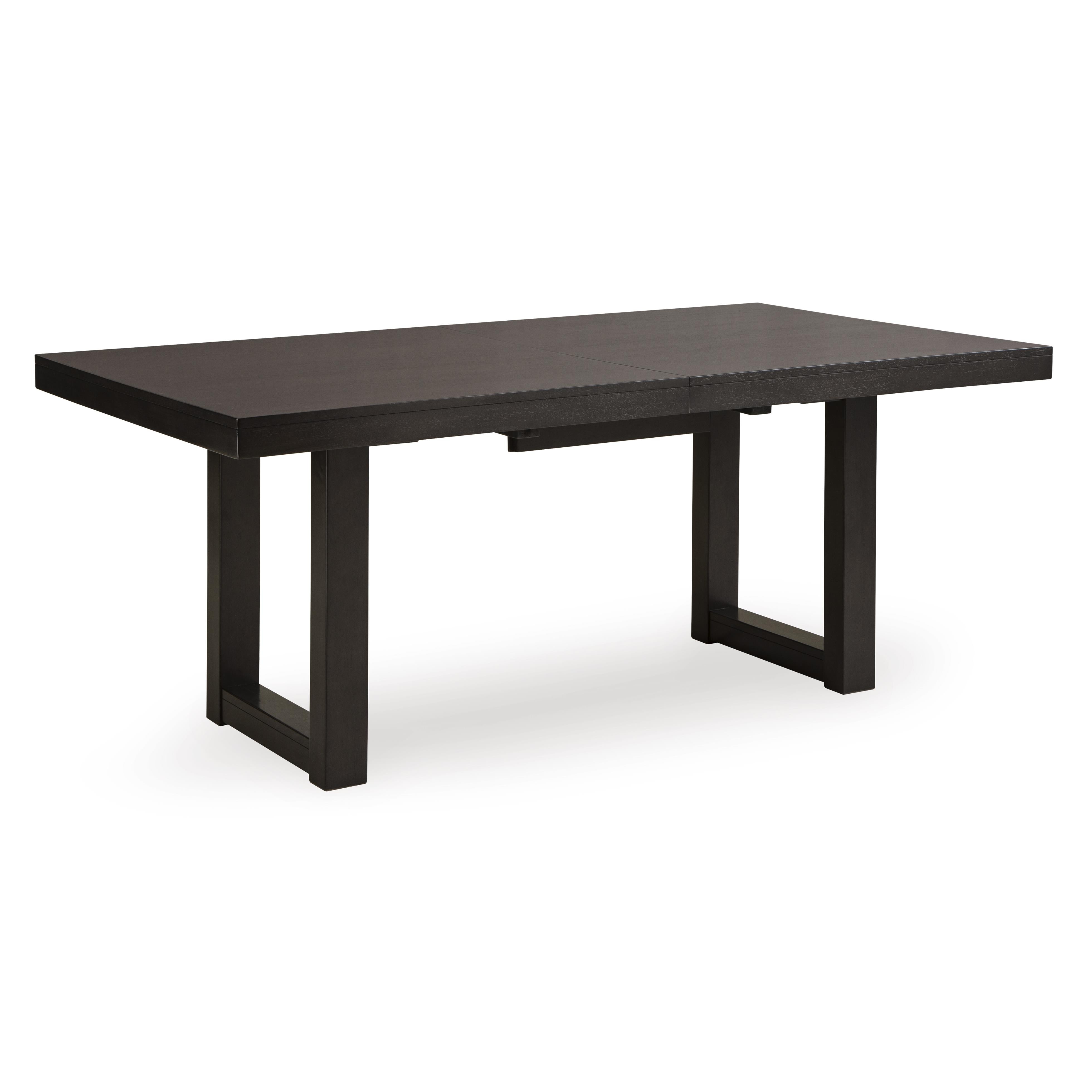 Signature Design by Ashley Neymorton D618-35 Rectangular Dining Room Butterfly Extension Table - Image 2