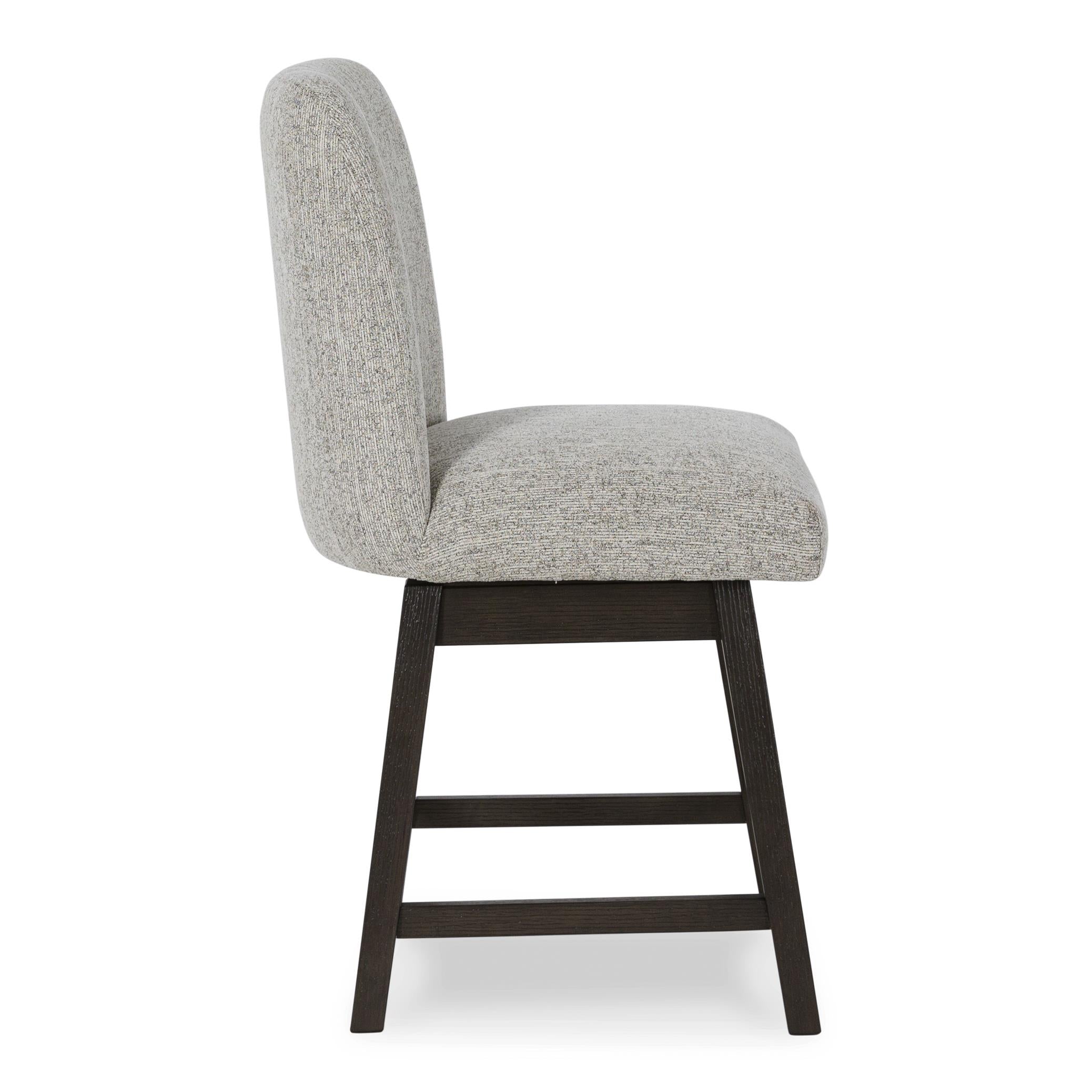 Signature Design by Ashley Burkhaus D984-124 Upholstered Swivel Barstool - Image 3