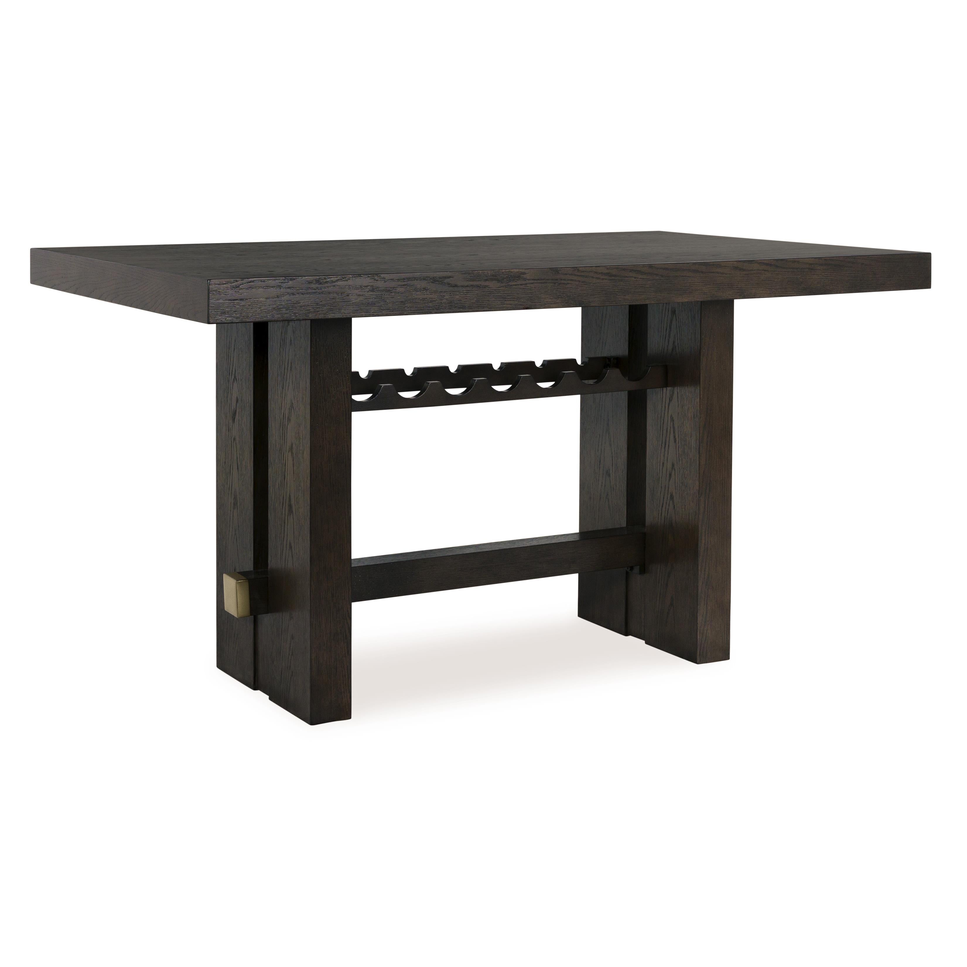 Signature Design by Ashley Burkhaus D984-32 Rectangular Dining Room Counter Table - Image 1