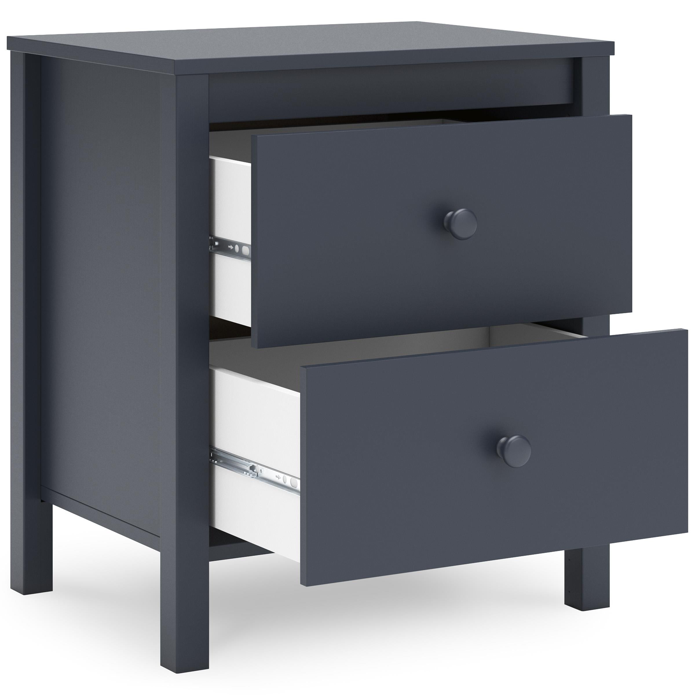 Signature Design by Ashley Simmenfort EB1528-292 Two Drawer Night Stand - Image 2