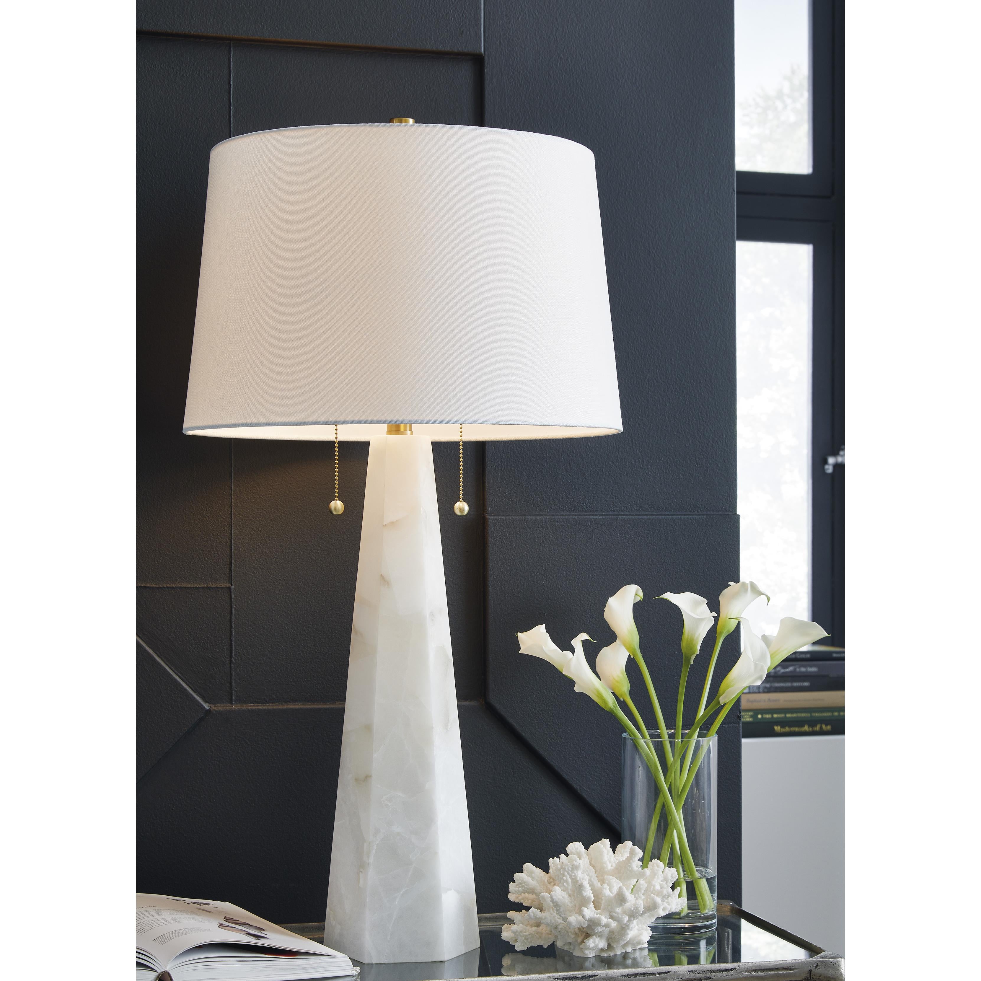 Signature Design by Ashley Laurellen L429064 Alabaster Table Lamp - Image 2