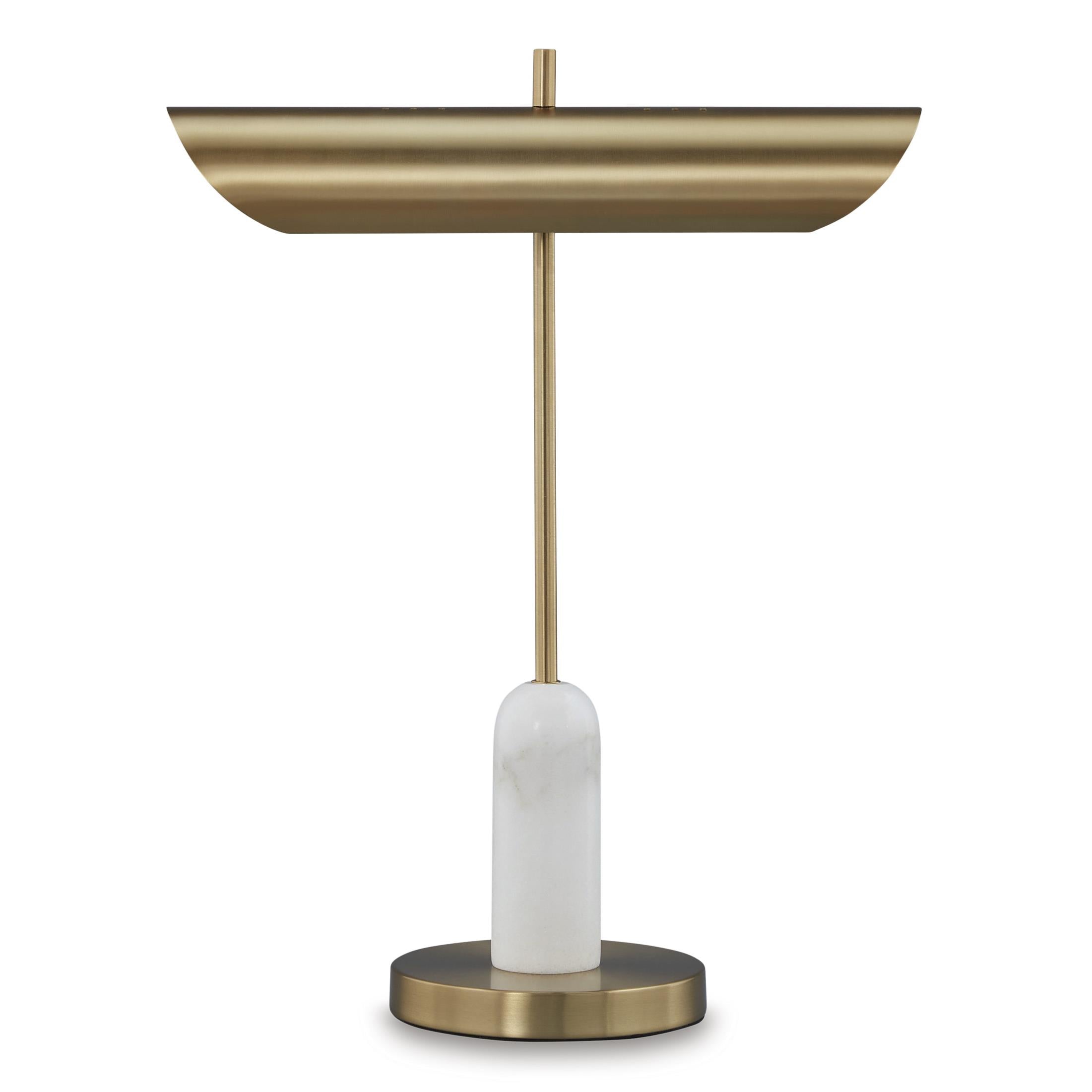 Signature Design by Ashley Rowleigh L734392 Marble Desk Lamp - Image 1