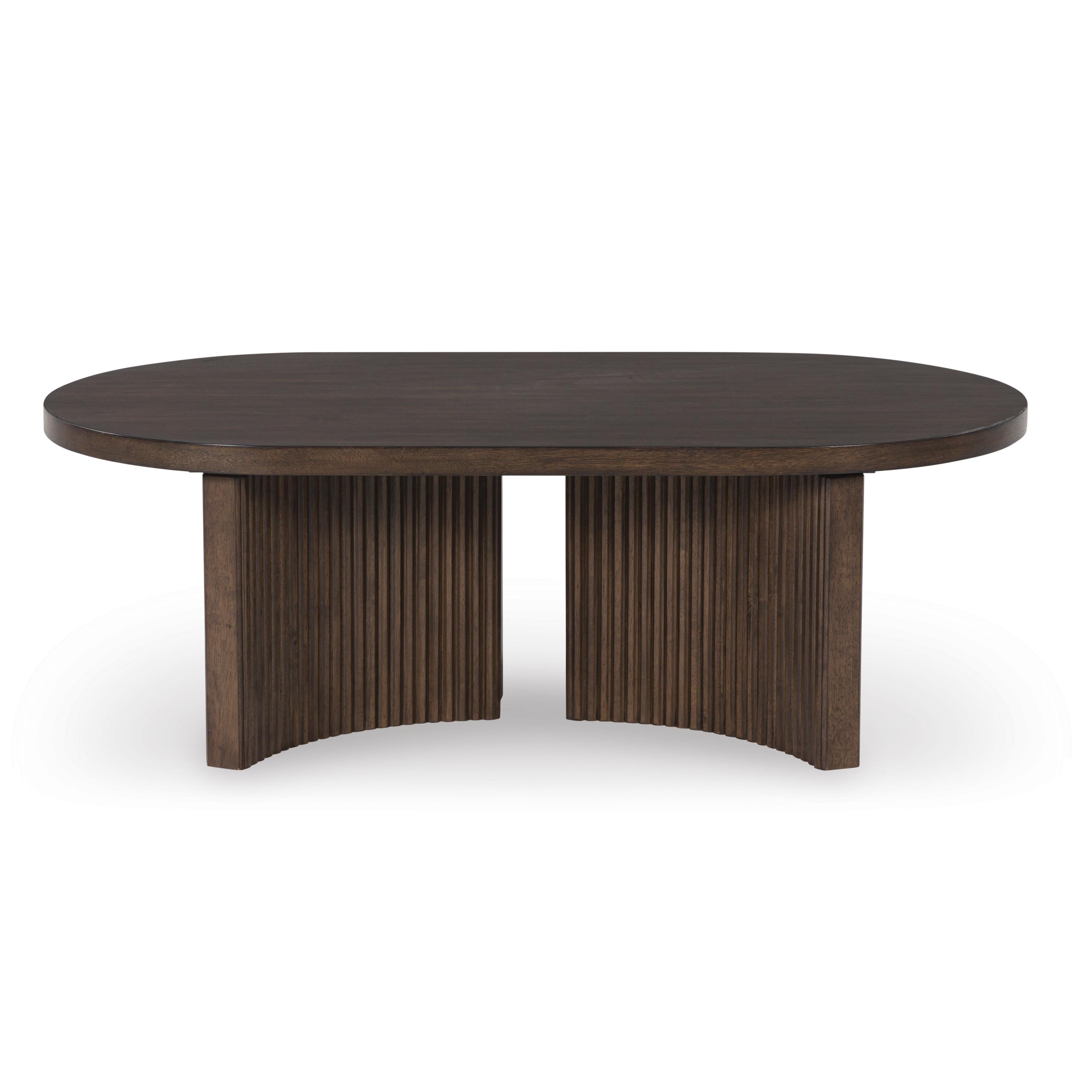 Signature Design by Ashley Korestone T689-0 Oval Cocktail Table - Image 2