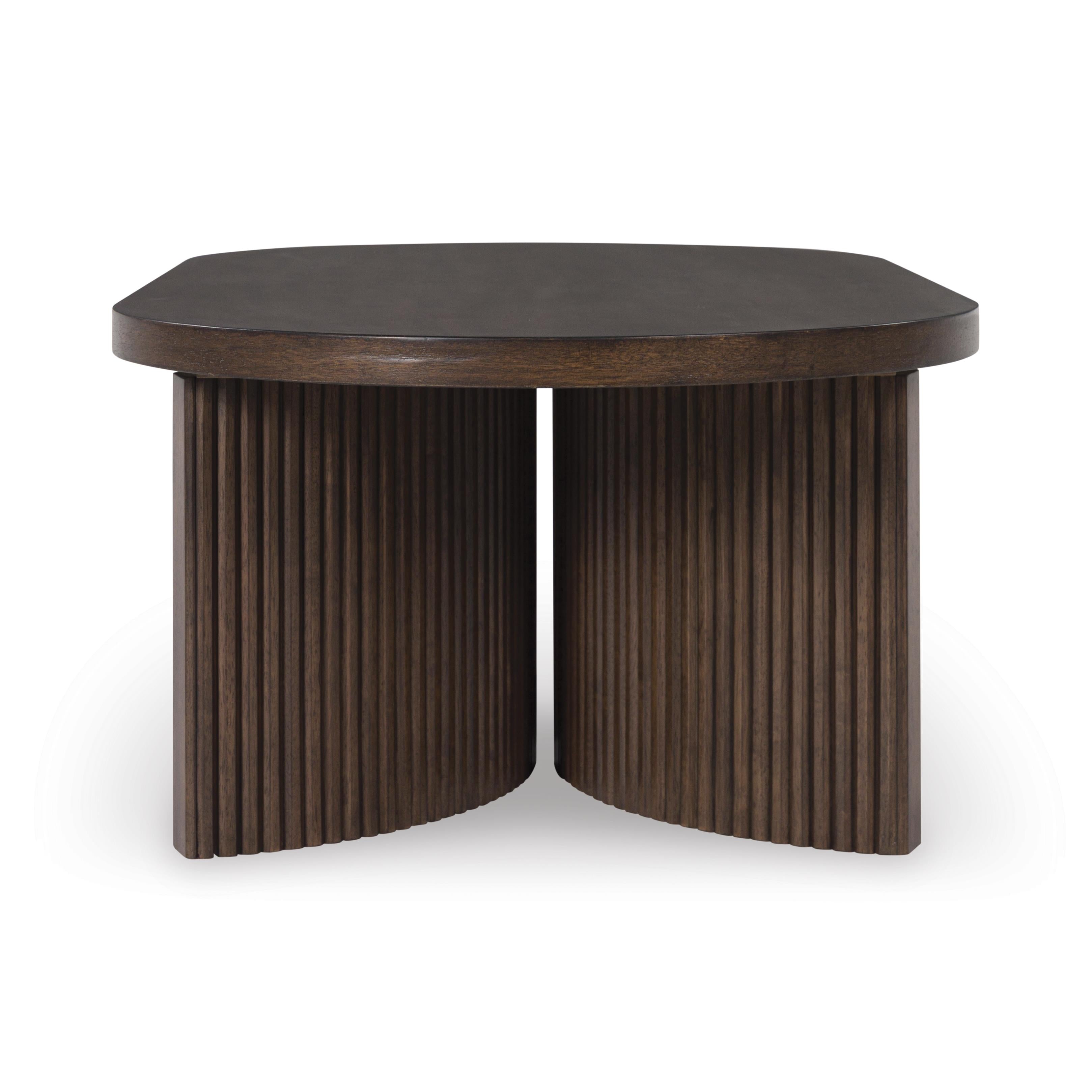 Signature Design by Ashley Korestone T689-0 Oval Cocktail Table - Image 3