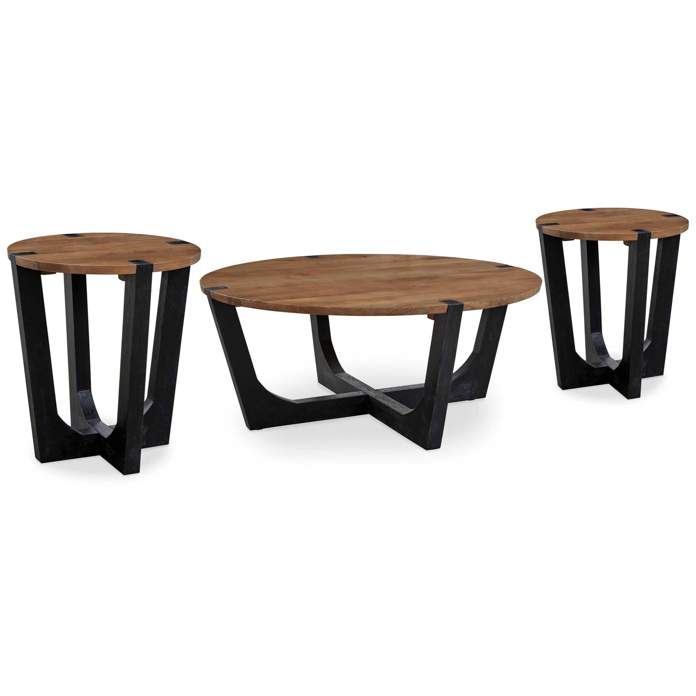 Signature Design by Ashley Hanneforth T726T1 Coffee Table and 2 End Tables - Image 1
