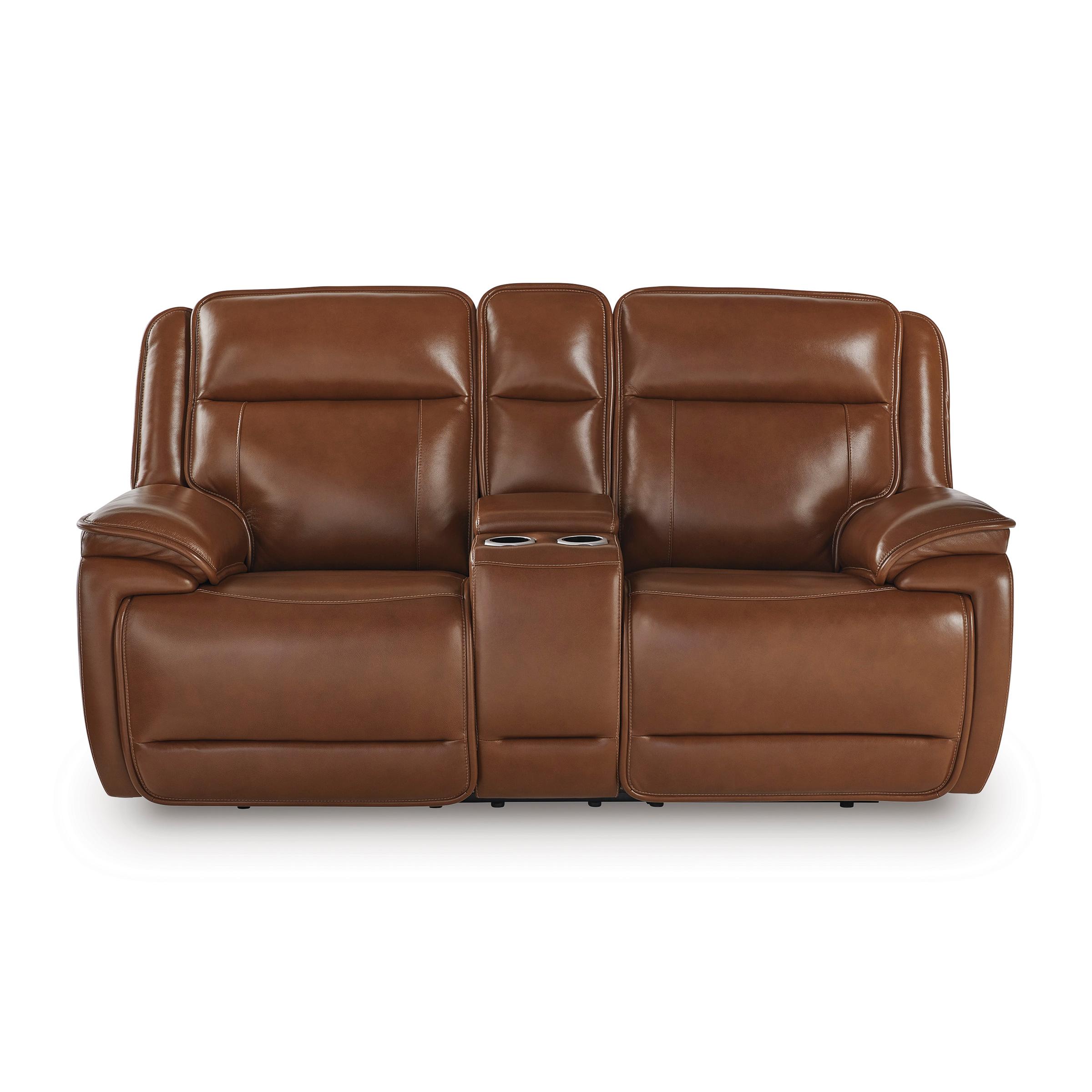 Signature Design by Ashley Healy Pier U1120418 Power Reclining Loveseat with Console and Adjustable Headrest - Image 3