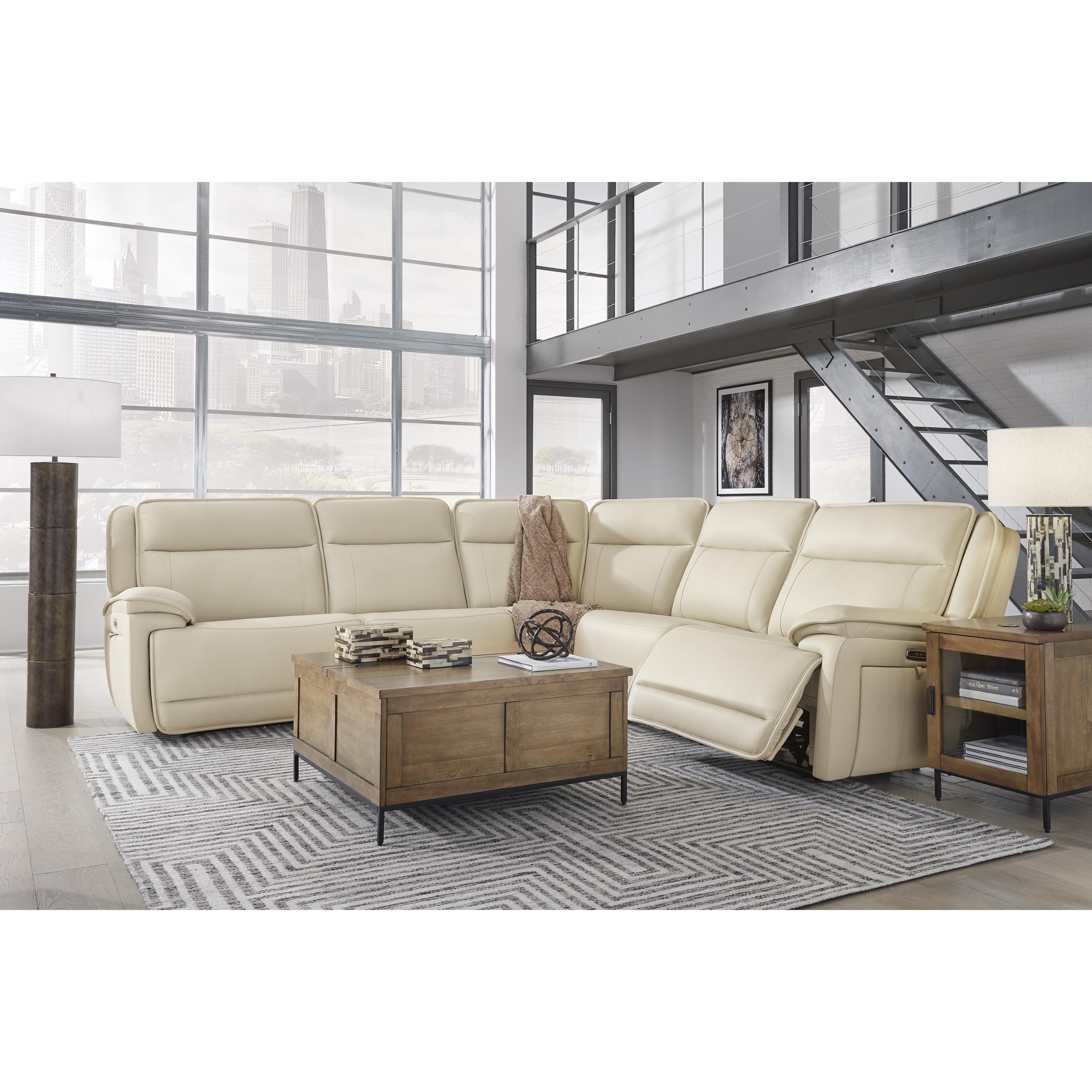 Signature Design by Ashley Double Deal U13001S2 5 pc Power Reclining Sectional - Image 3