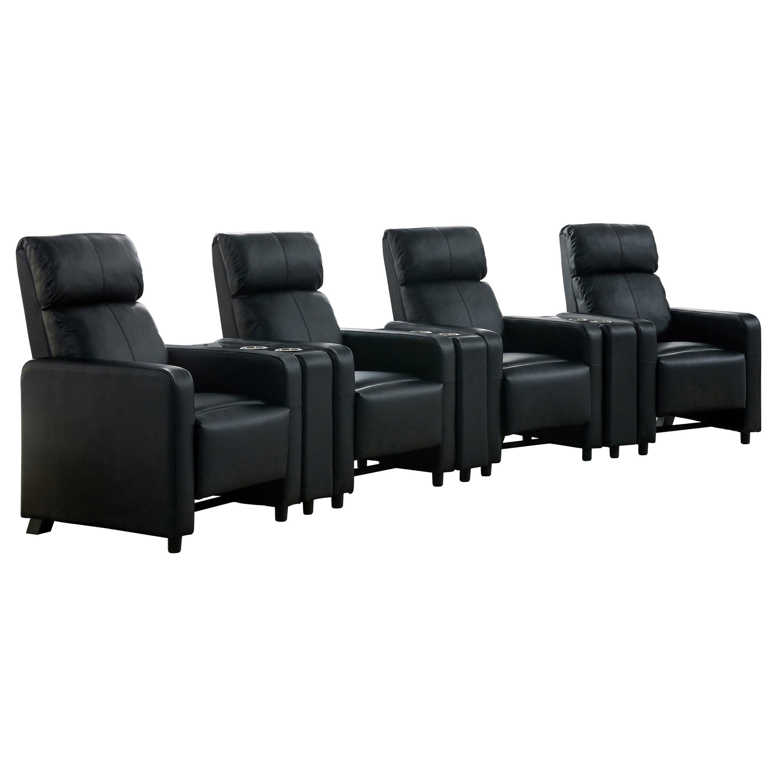 Coaster Furniture Toohey 600181-S4A 7 pc Home Theater Seating