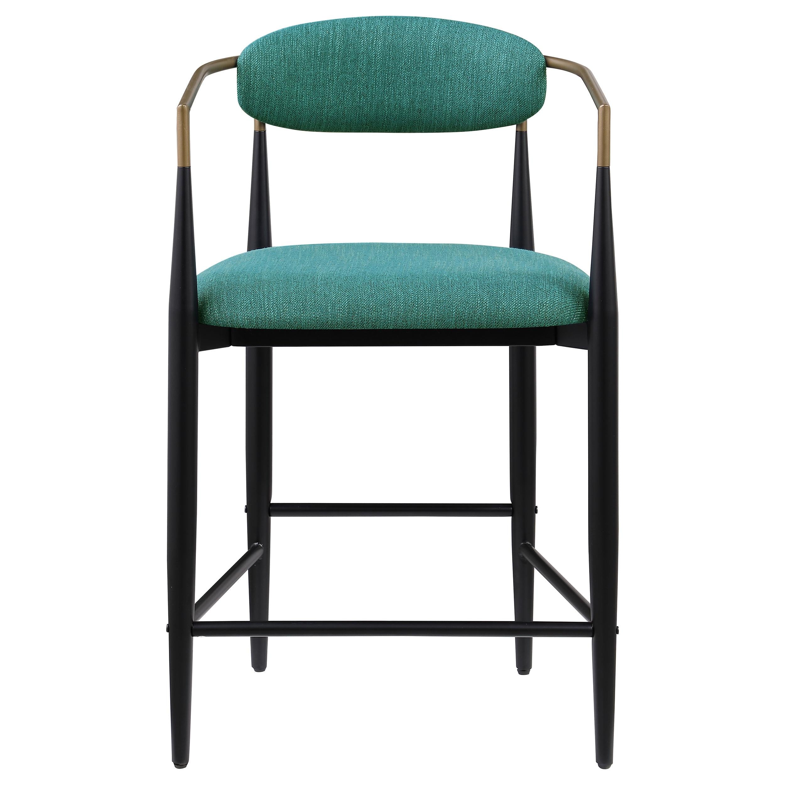 Coaster Furniture Tina 121185 Fabric Upholstered Counter Chair - Green - Image 2