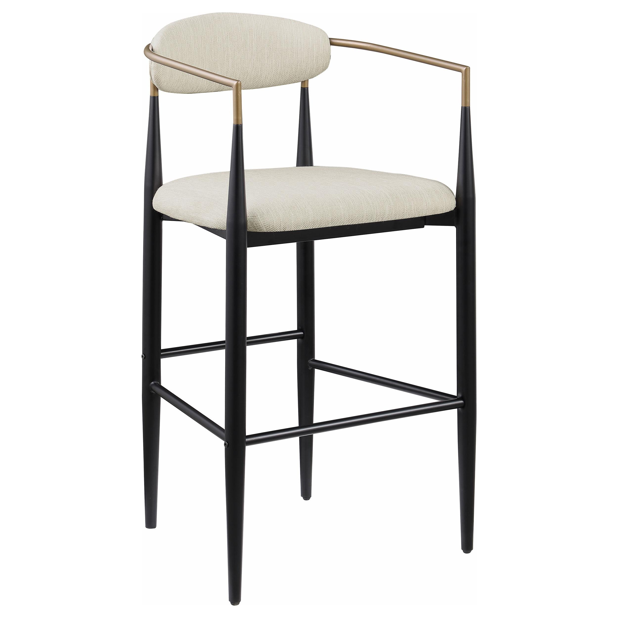 Coaster Furniture Tina 121187 Fabric Upholstered Bar Chair - Beige - Image 1