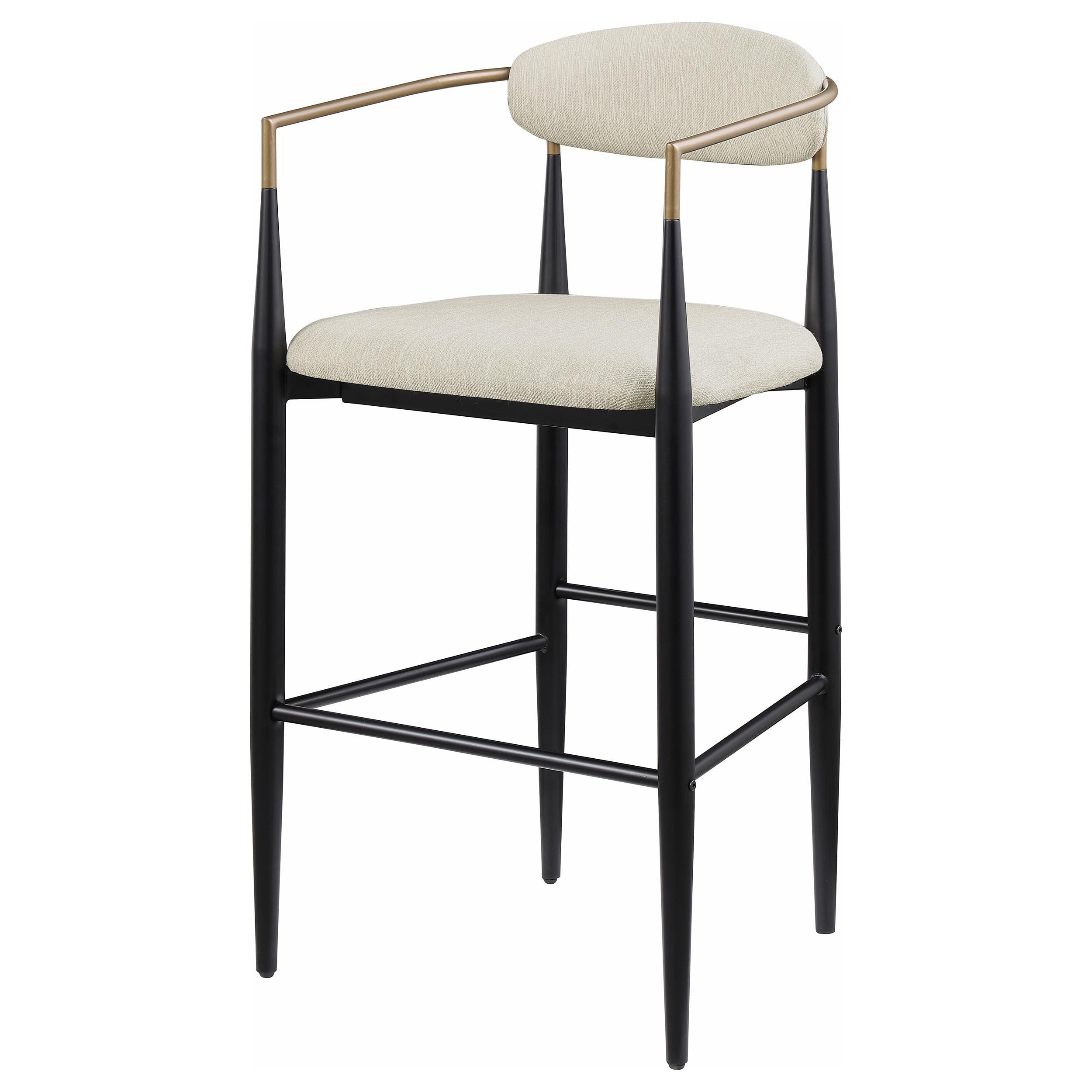 Coaster Furniture Tina 121187 Fabric Upholstered Bar Chair - Beige - Image 3