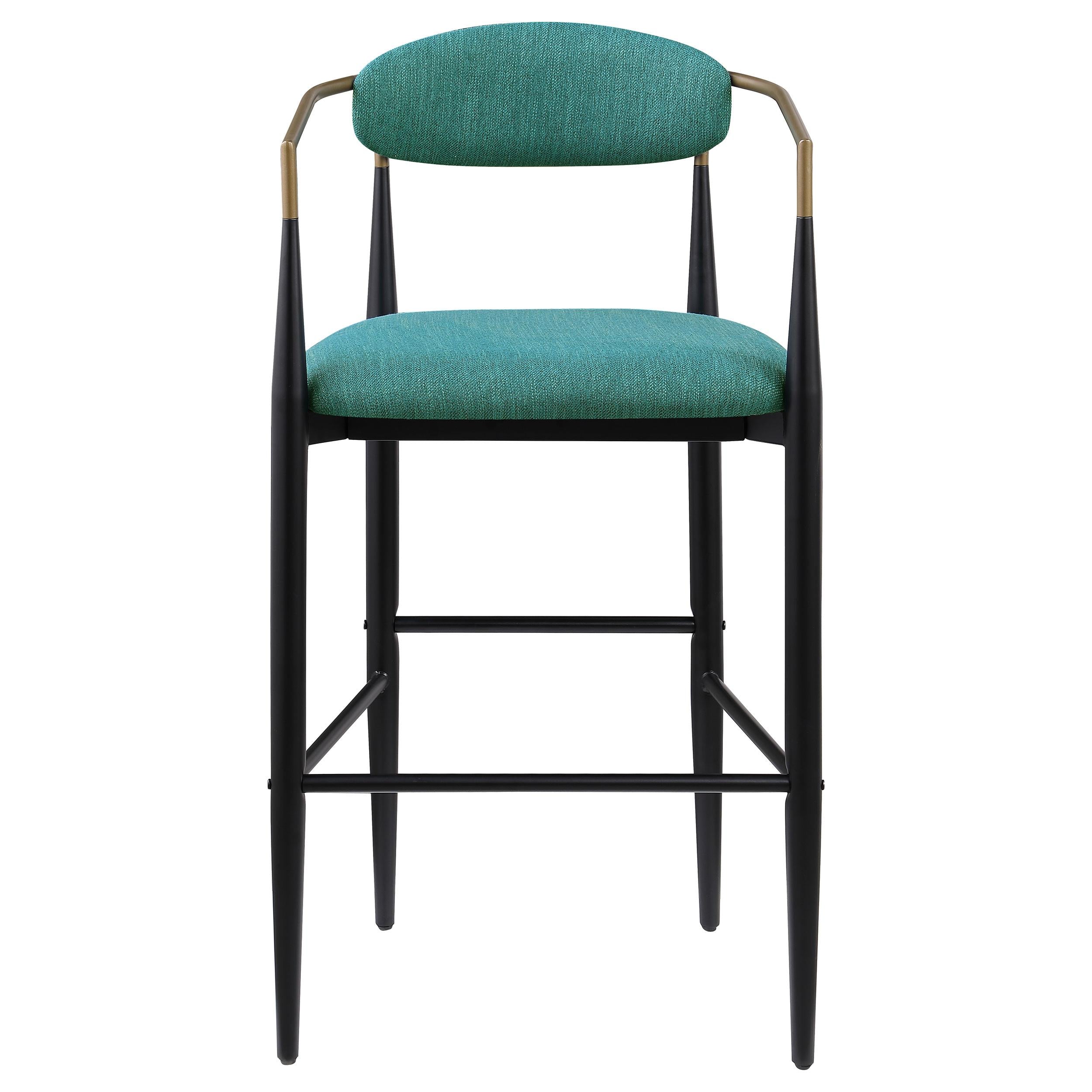 Coaster Furniture Tina 121188 Fabric Upholstered Bar Chair - Green - Image 2