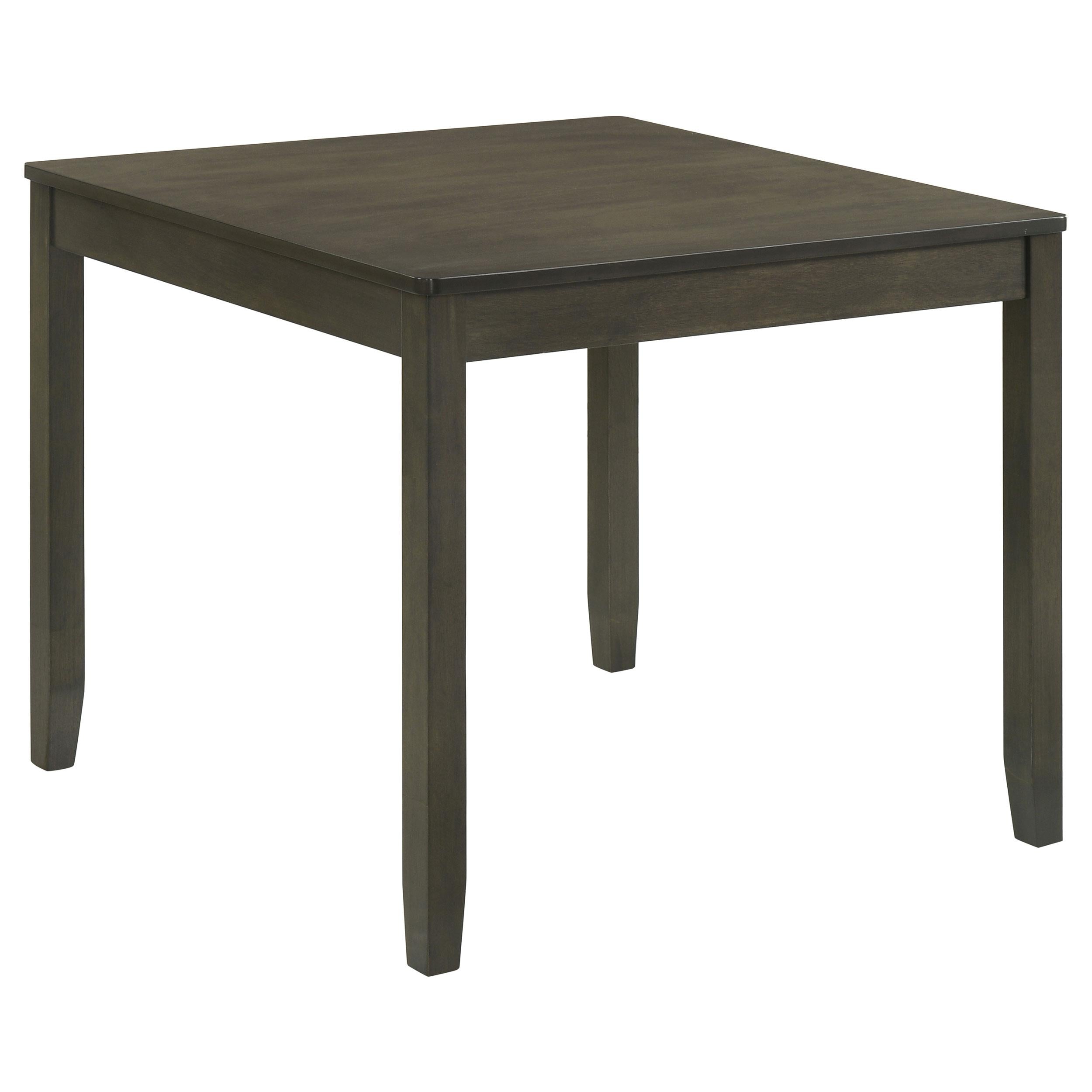 Coaster Furniture Parkwood 150410 5-piece Square Dining Table Set - Charcoal - Image 1