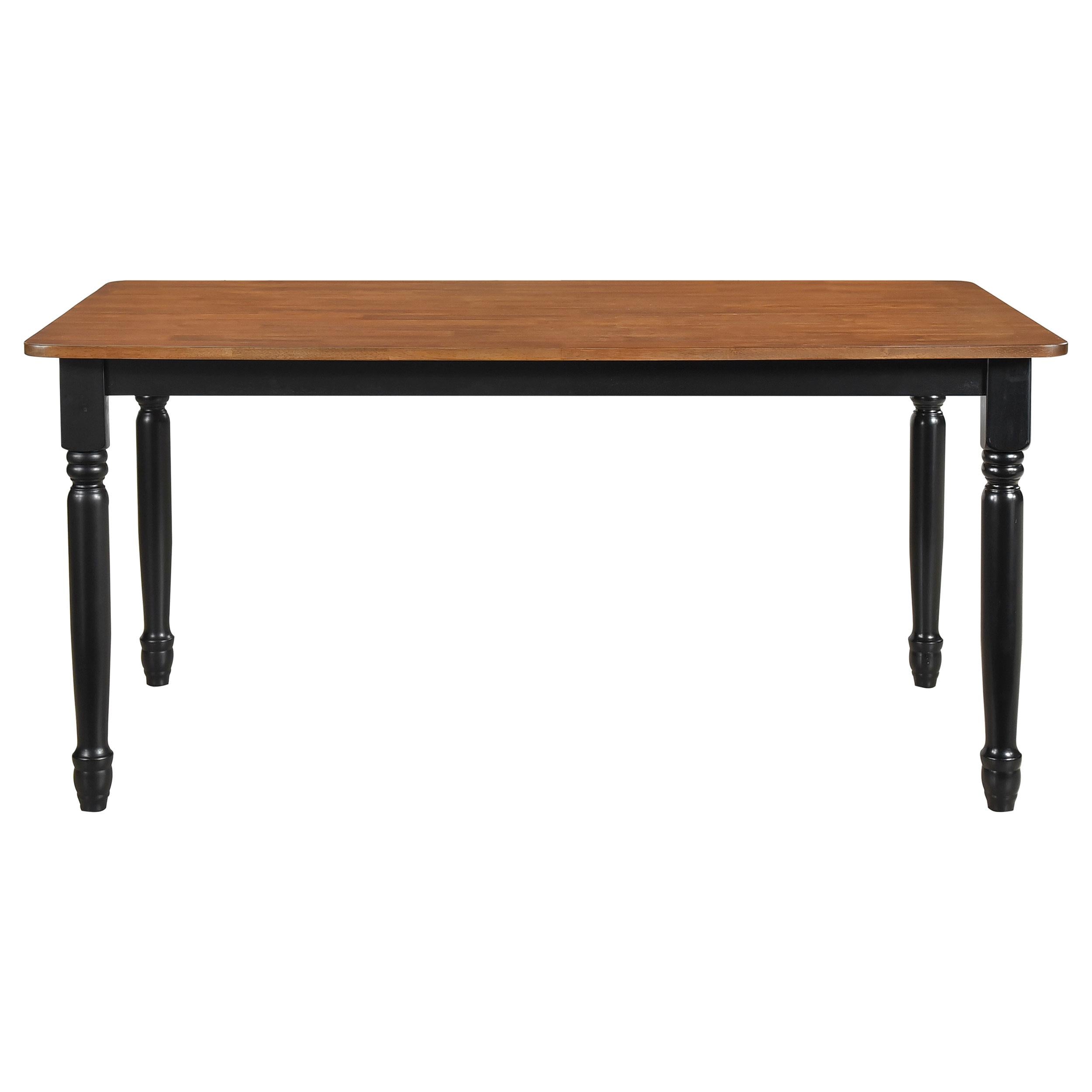 Coaster Furniture Hollyoak 183041 Rectangular 63-inch Wood Dining Table - Walnut - Image 2