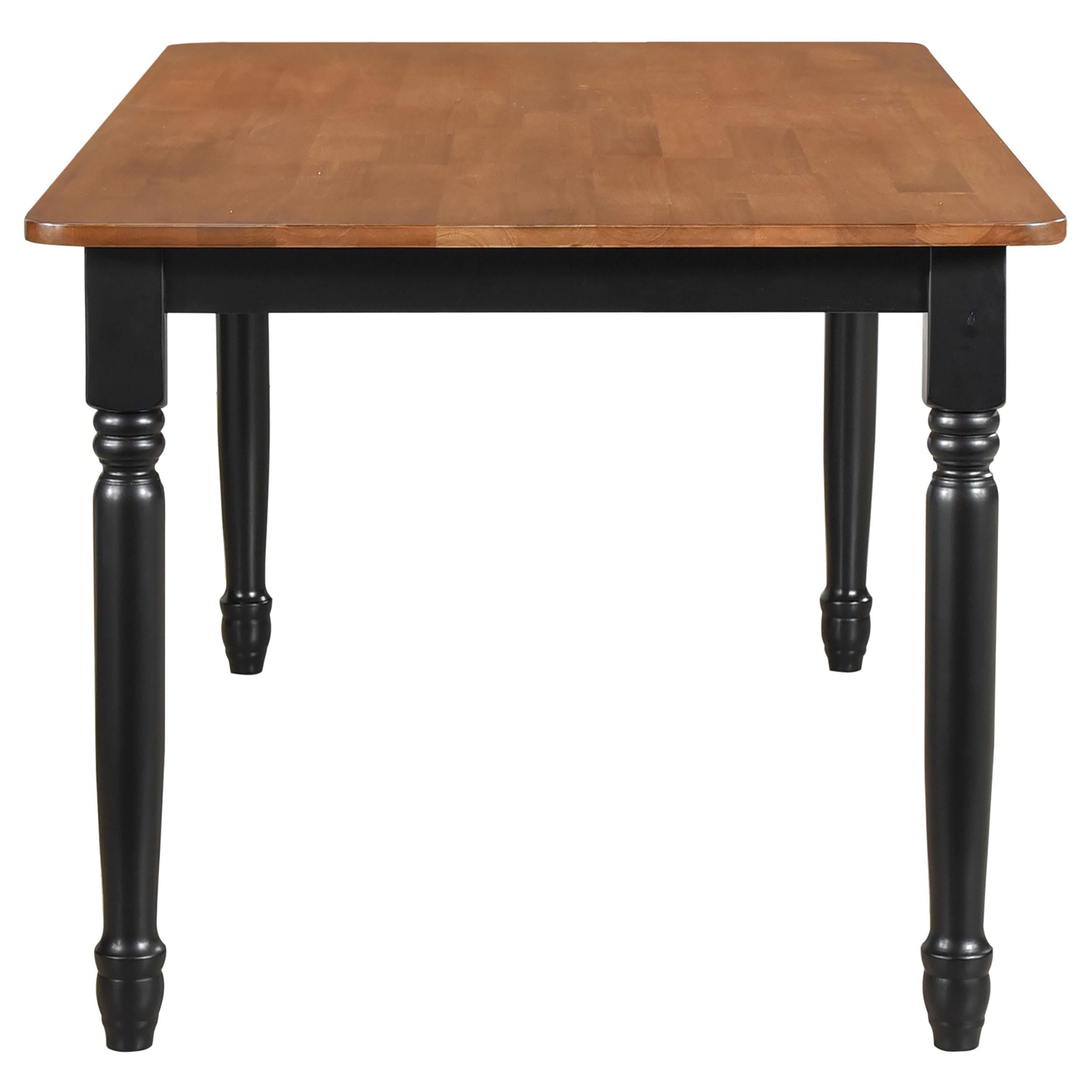 Coaster Furniture Hollyoak 183041 Rectangular 63-inch Wood Dining Table - Walnut - Image 3