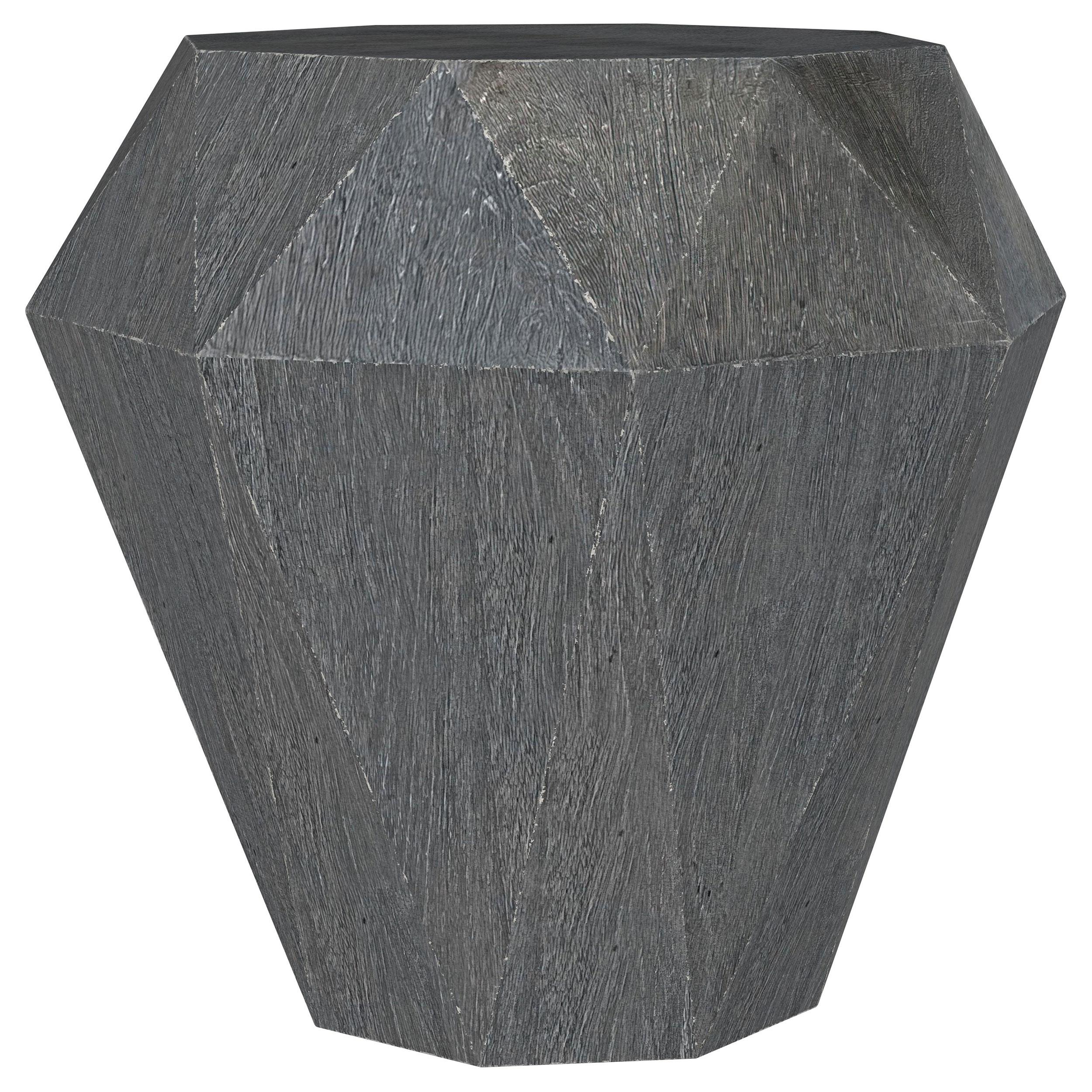 Coaster Furniture Jacinto 931159 Octagonal Solid Mango Wood Side Table - Grey - Image 1