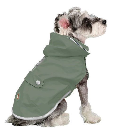 Zolux kurtka przeciwdeszczowa Saint Malo R.50 khaki - wodoodporna ochrona z odblaskami - Image 2