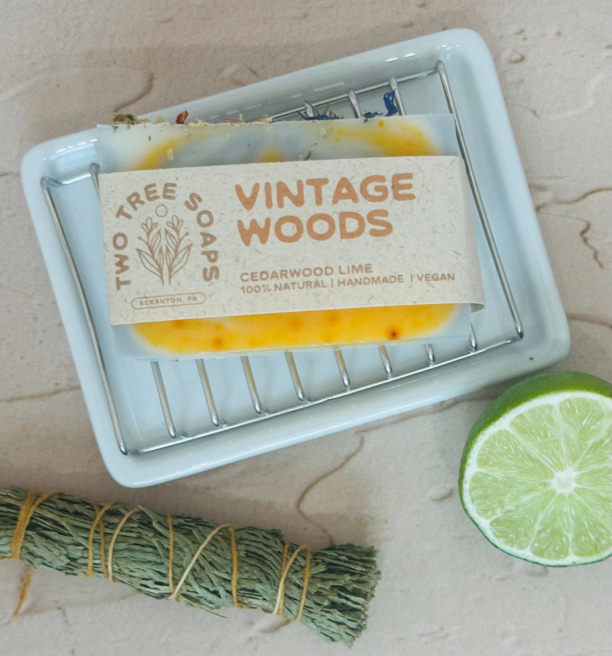 Vintage Woods- Natural Handmade Bar Soap - Image 3