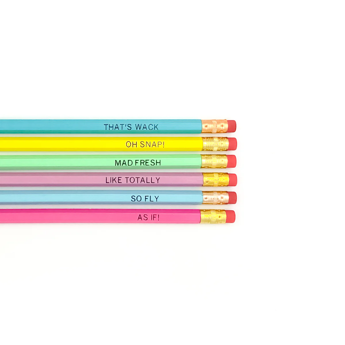 So 90's Set Of 6 Pencils - Image 1