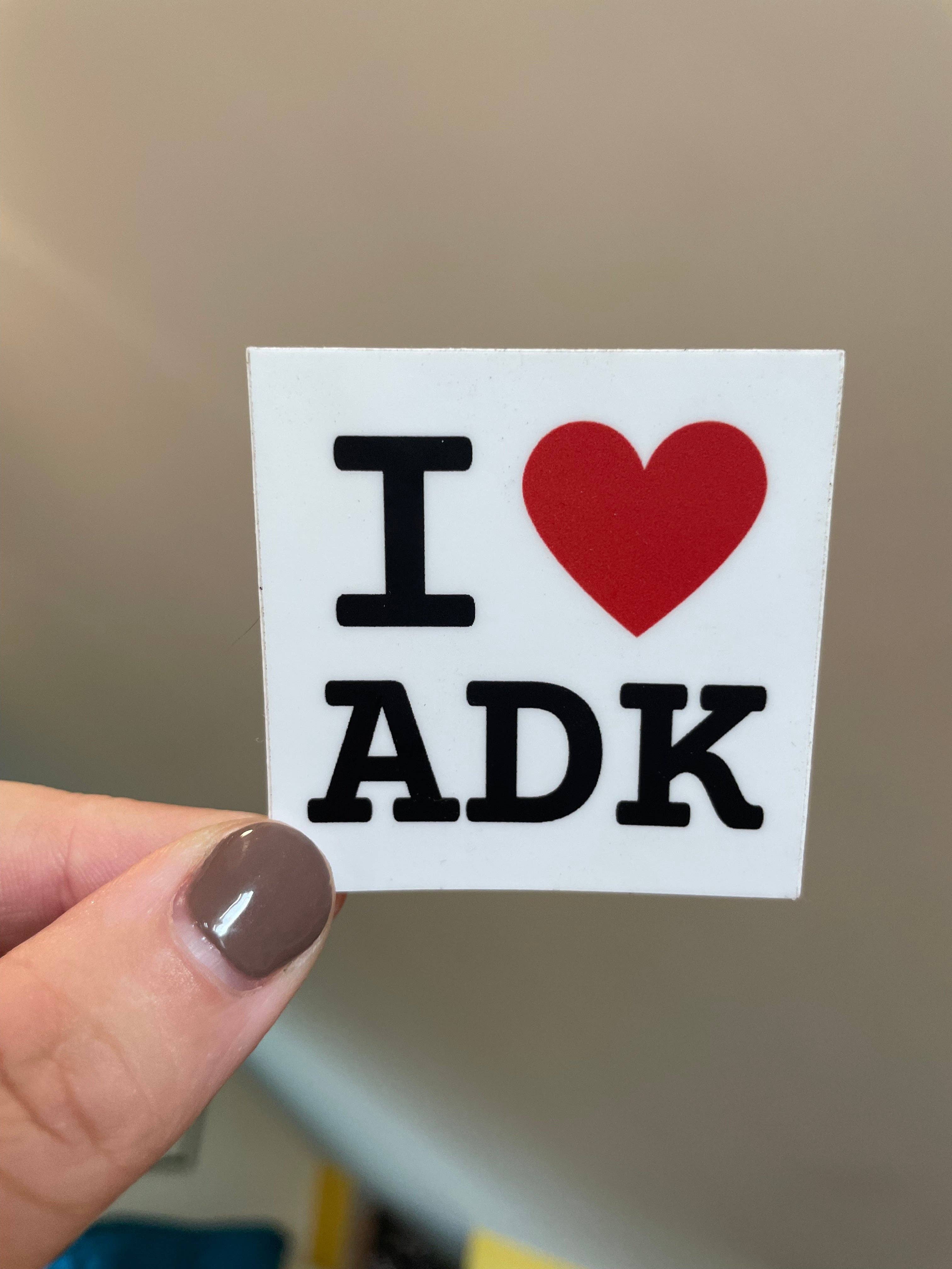 I Heart ADK Sticker - Image 3