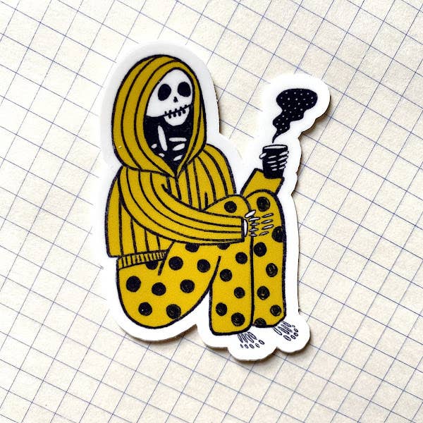 Sticker - pajama skeleton - Image 3