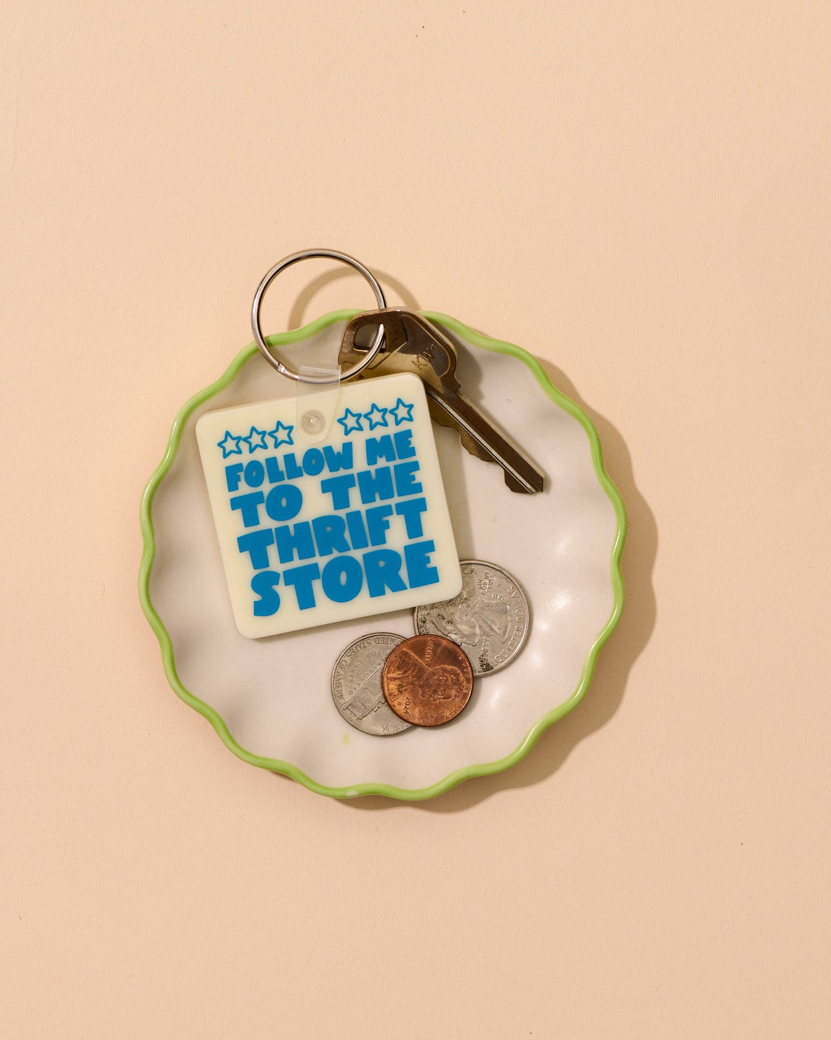PVC Keychain by Your Gal Kiwi—Follow Me to the Thrift Store - Image 3