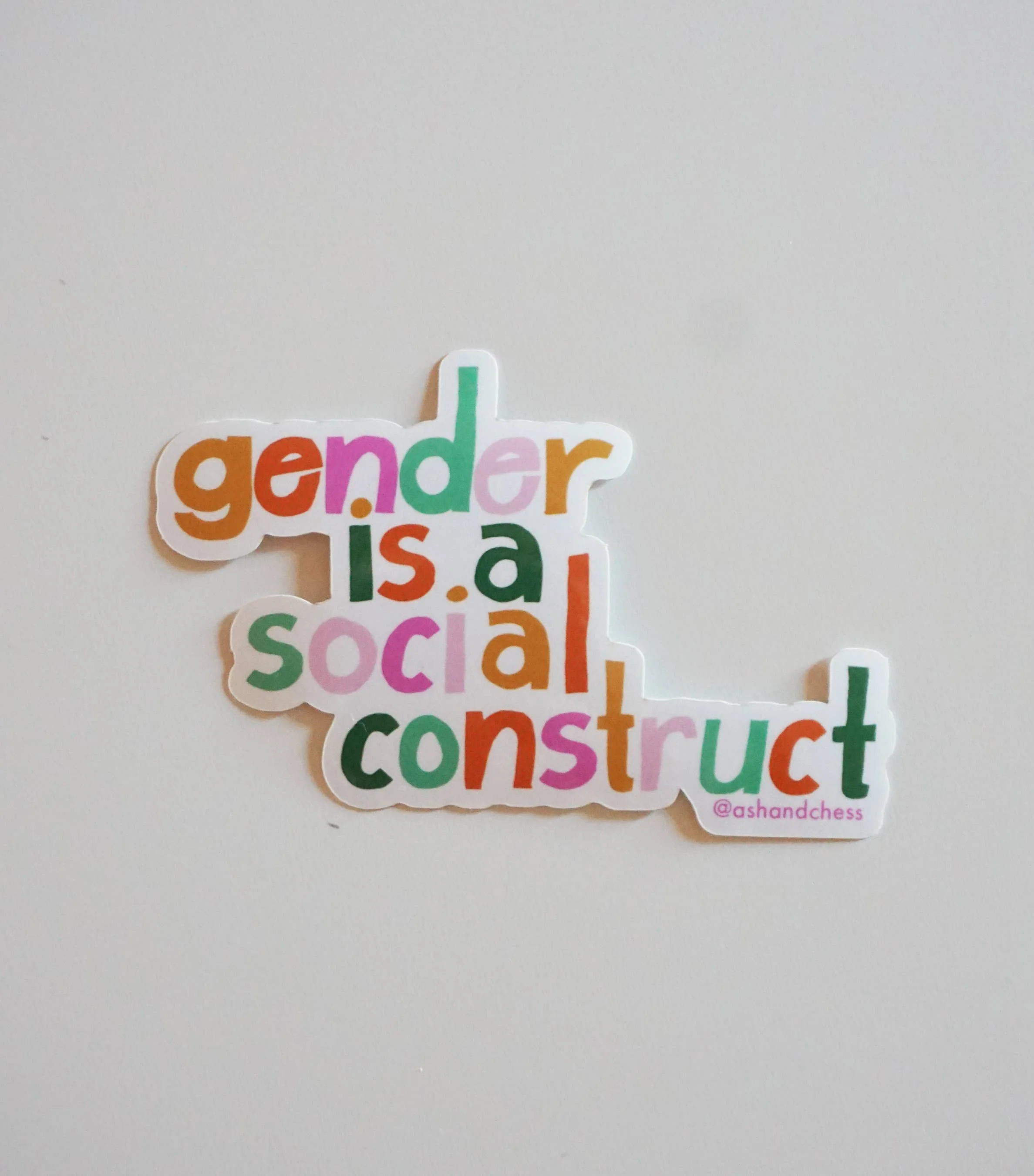 Sticker - Gender is a Social Construct - Image 1