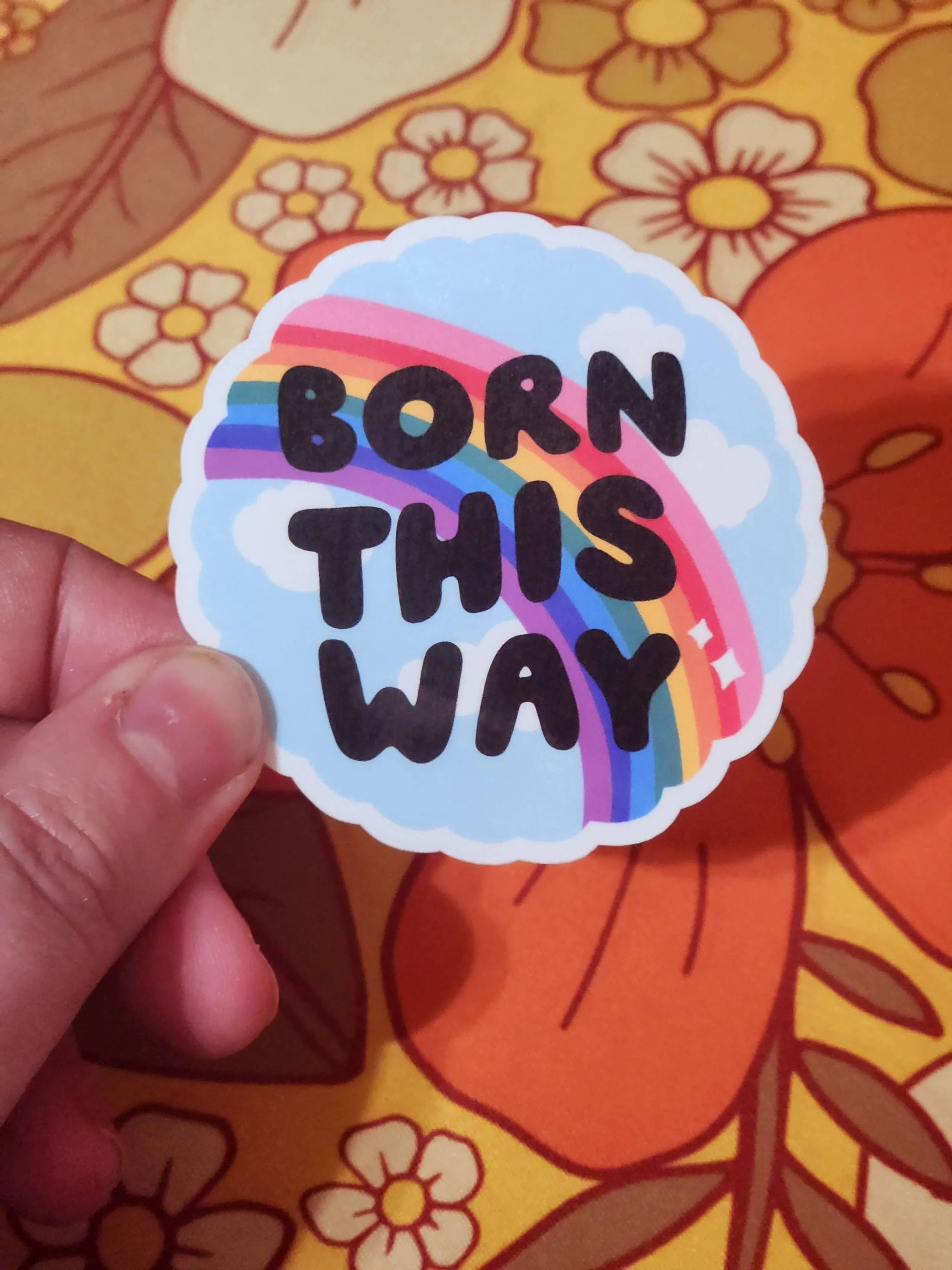 Born this way sticker - Image 2