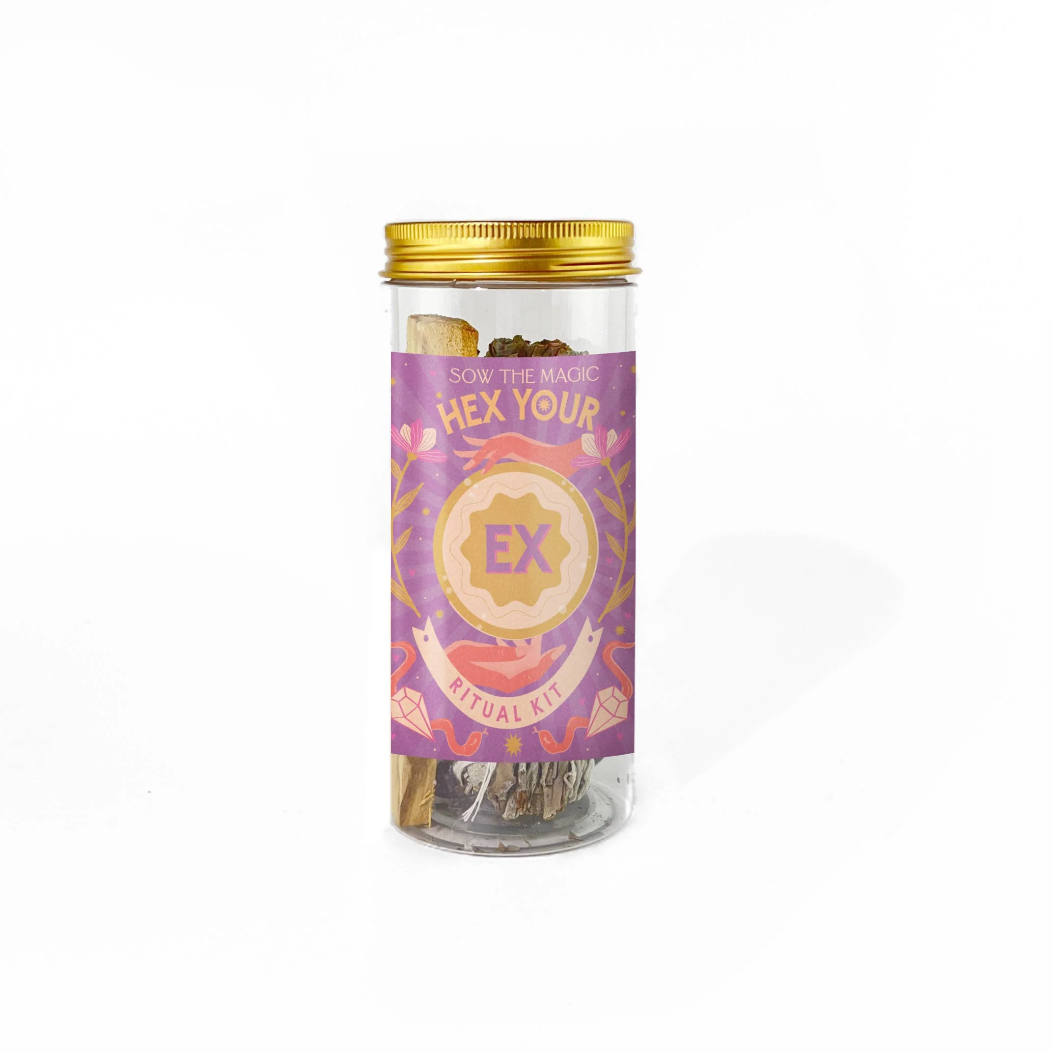 Hex Your Ex Ritual Kit with Opalite, Palo Santo + Sage - Image 1