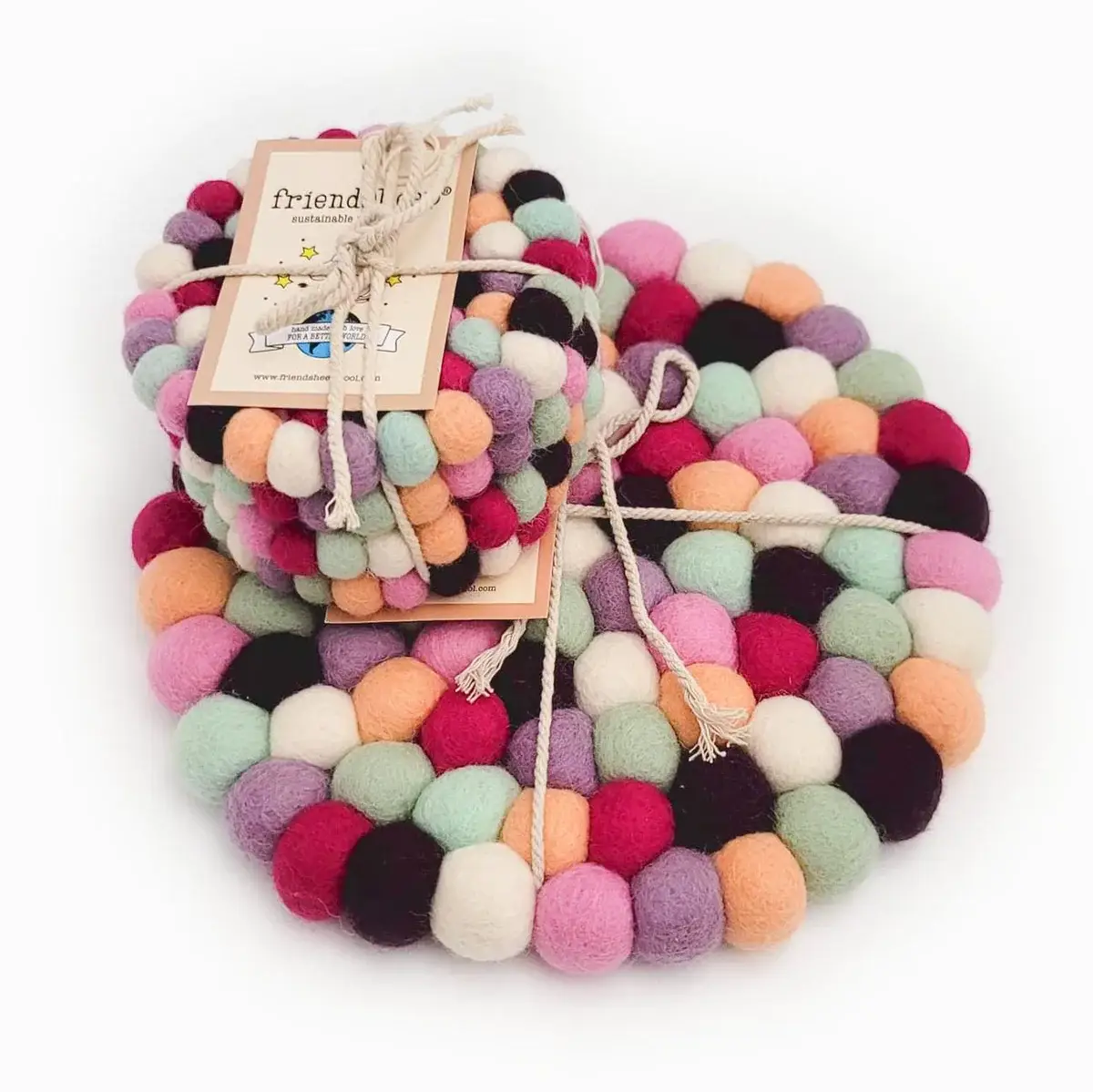 Macarons Eco Coasters and Trivets - Image 3