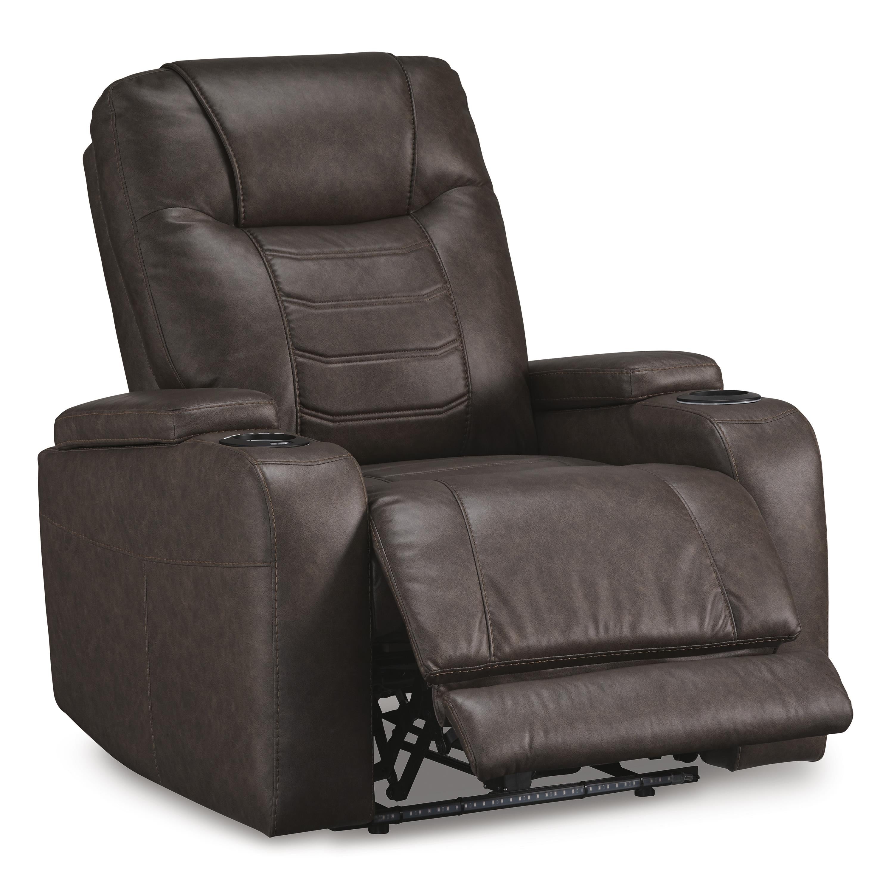 Signature Design by Ashley Schooner Rocks 1610413 Power Recliner with Adjustable Headrest - Image 2