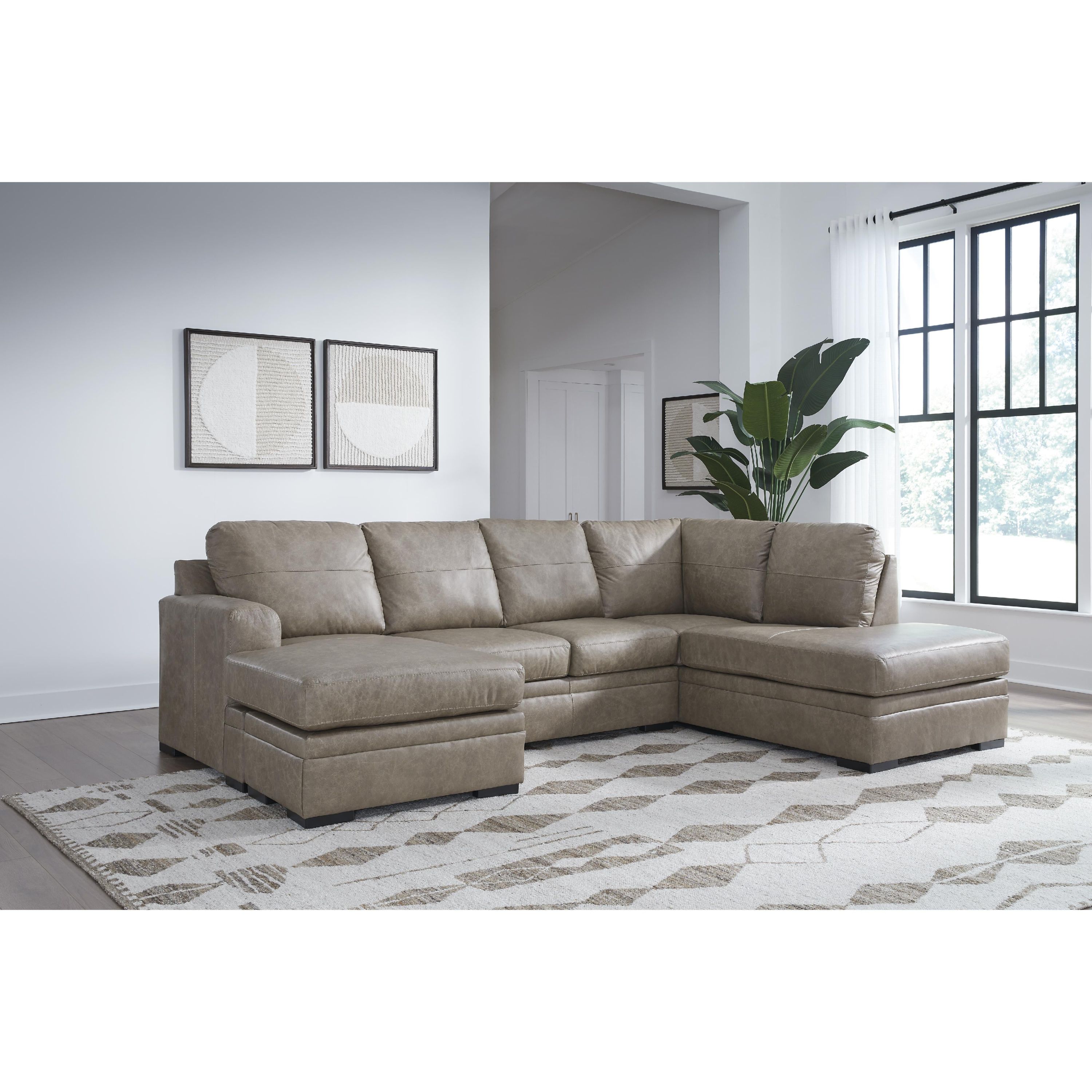 Signature Design by Ashley Amuleto 22405S1 2 pc Sectional with Chaise - Image 2
