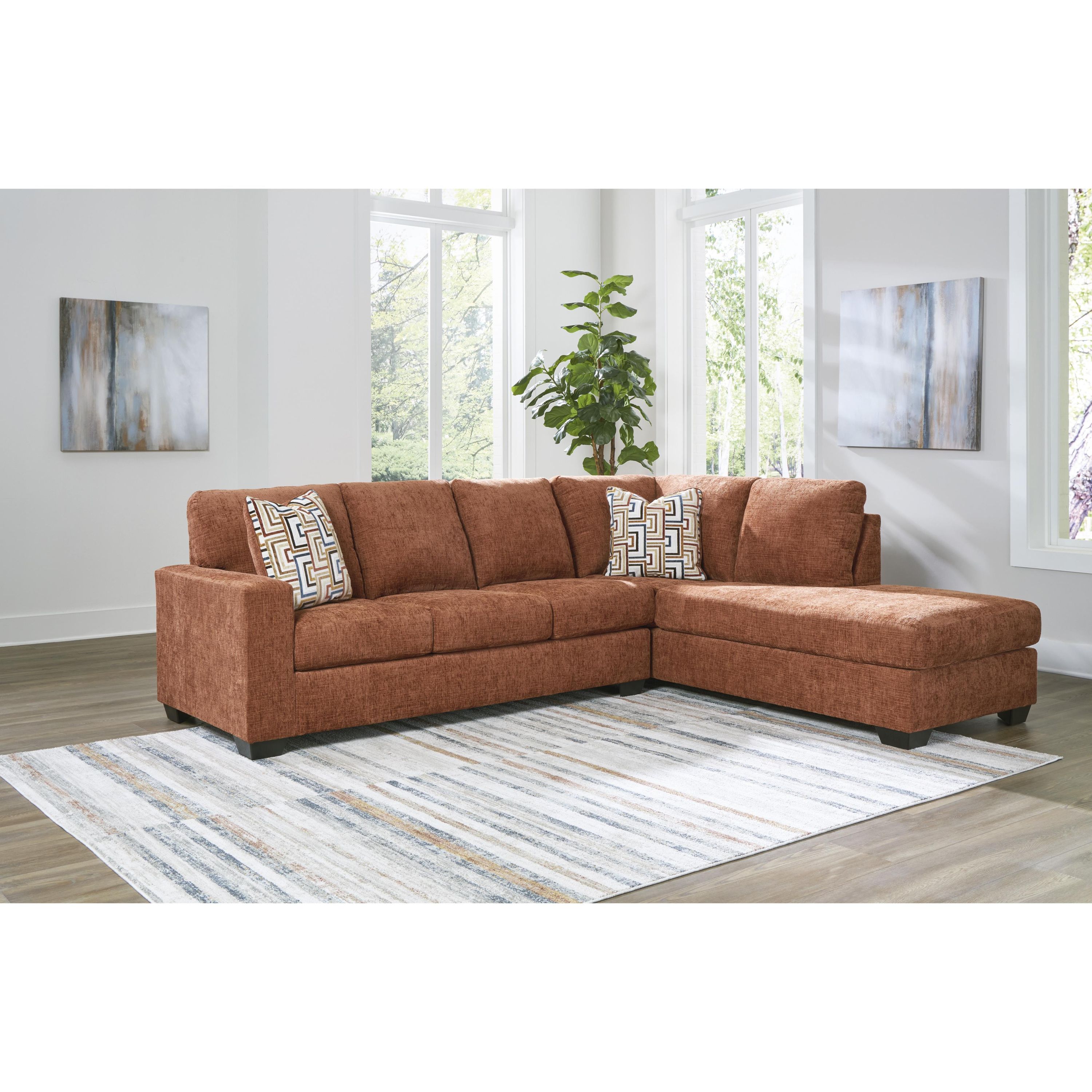 Signature Design by Ashley Aviemore 24304S2 2 pc Sectional with Chaise - Image 3