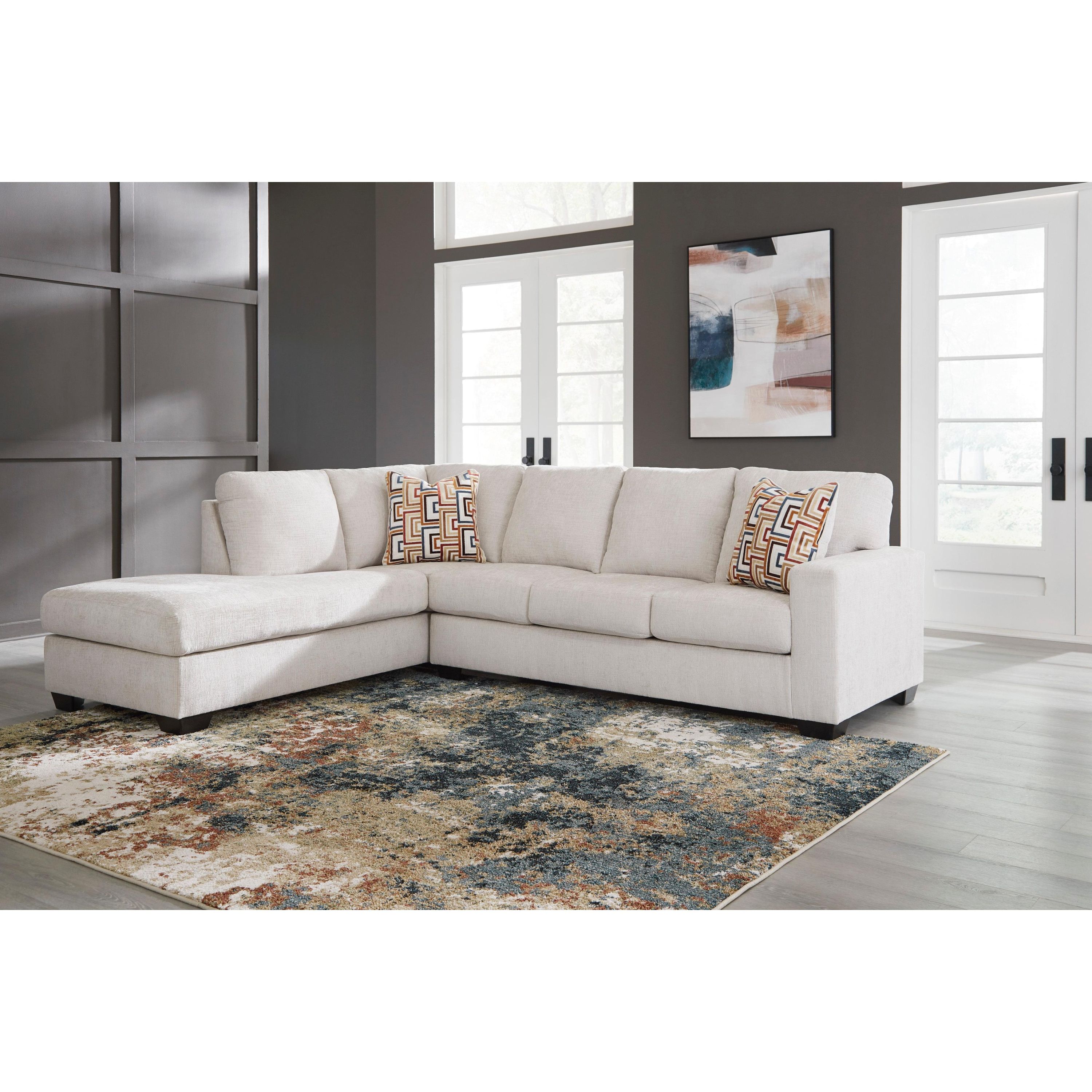 Signature Design by Ashley Aviemore 24305S1 2 pc Sectional with Chaise - Image 3
